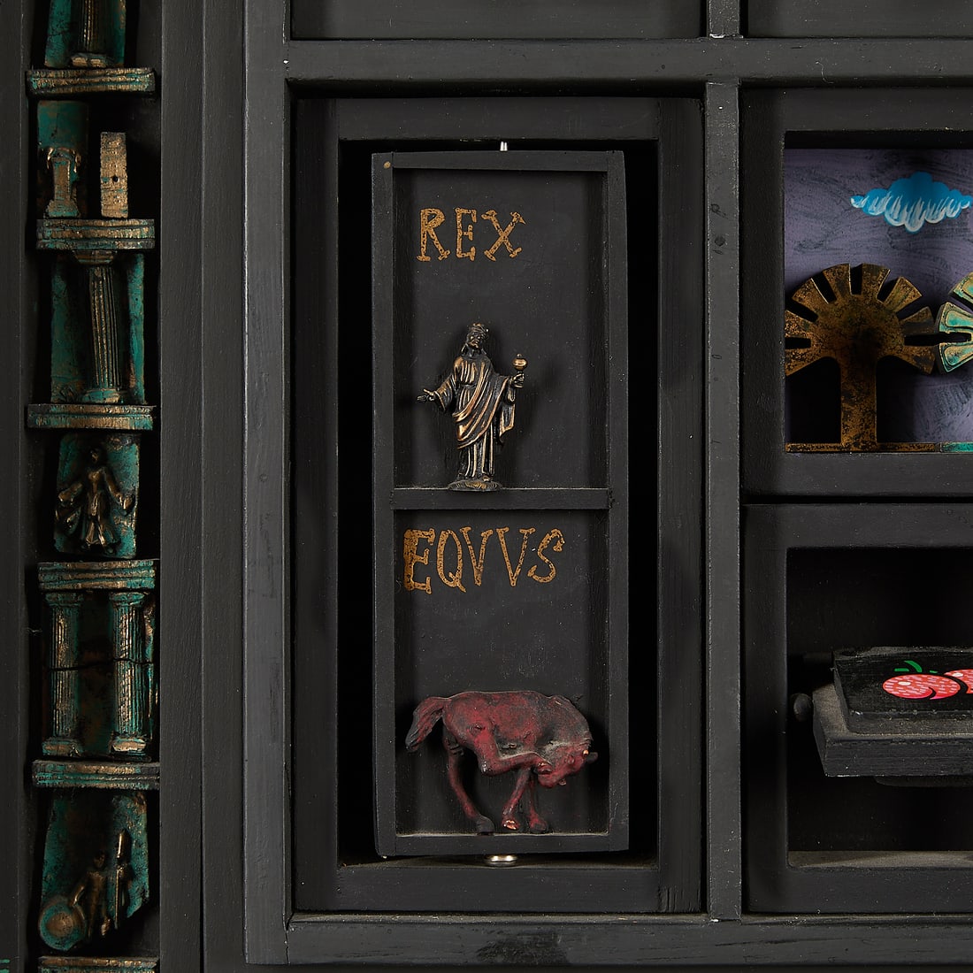 Beppe Giuliani "Aurum" 3-D Shadow Box 1985 - 8