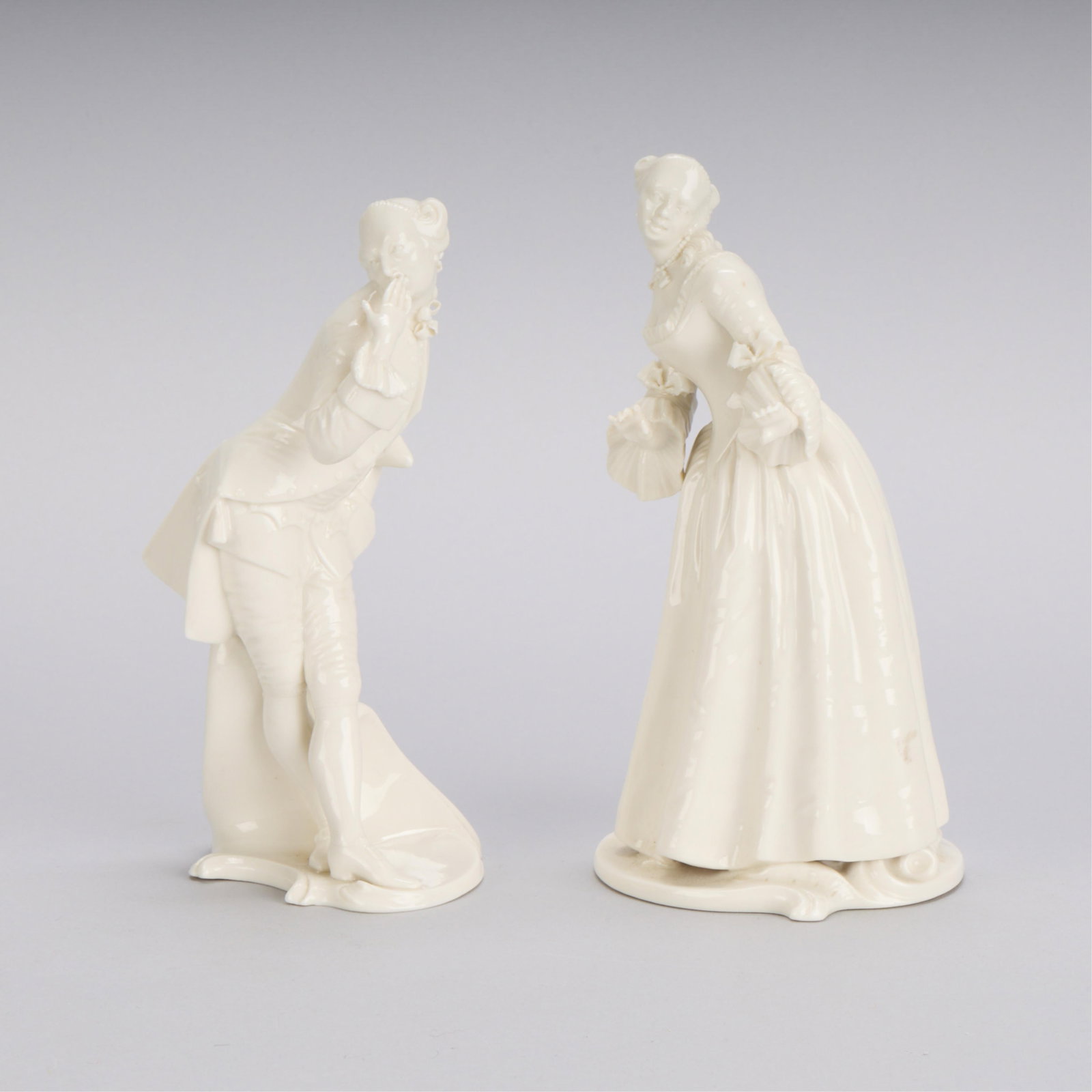 Pair Nymphenburg Porcelain Figurines (1 of 4)