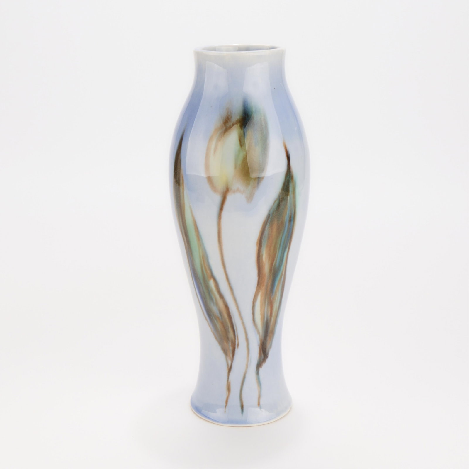 Vintage MCM Von Tury Art Pottery Floral Vase (1 of 5)