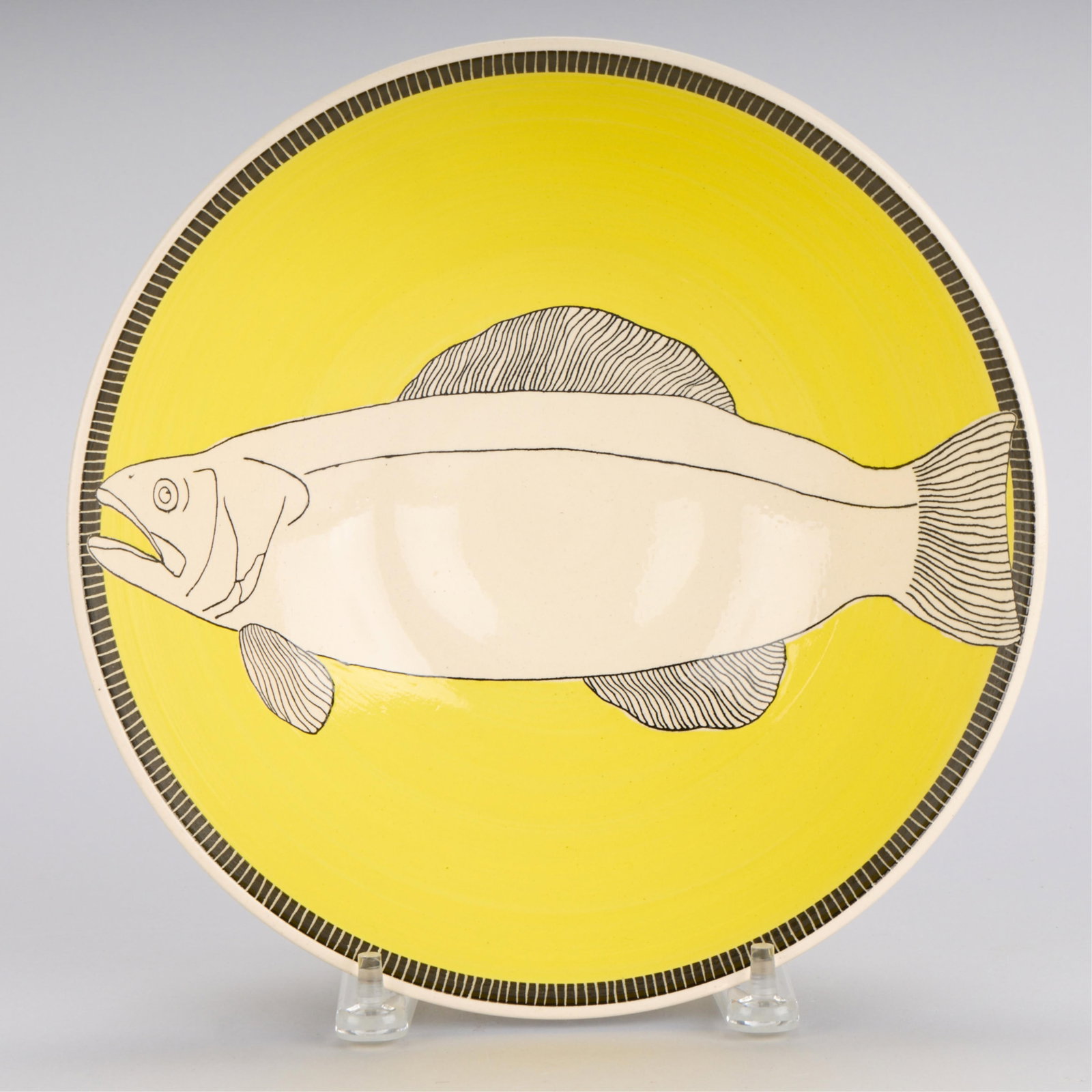 Elisabeth Maurland Studio Porcelain Salmon Powl (1 of 6)