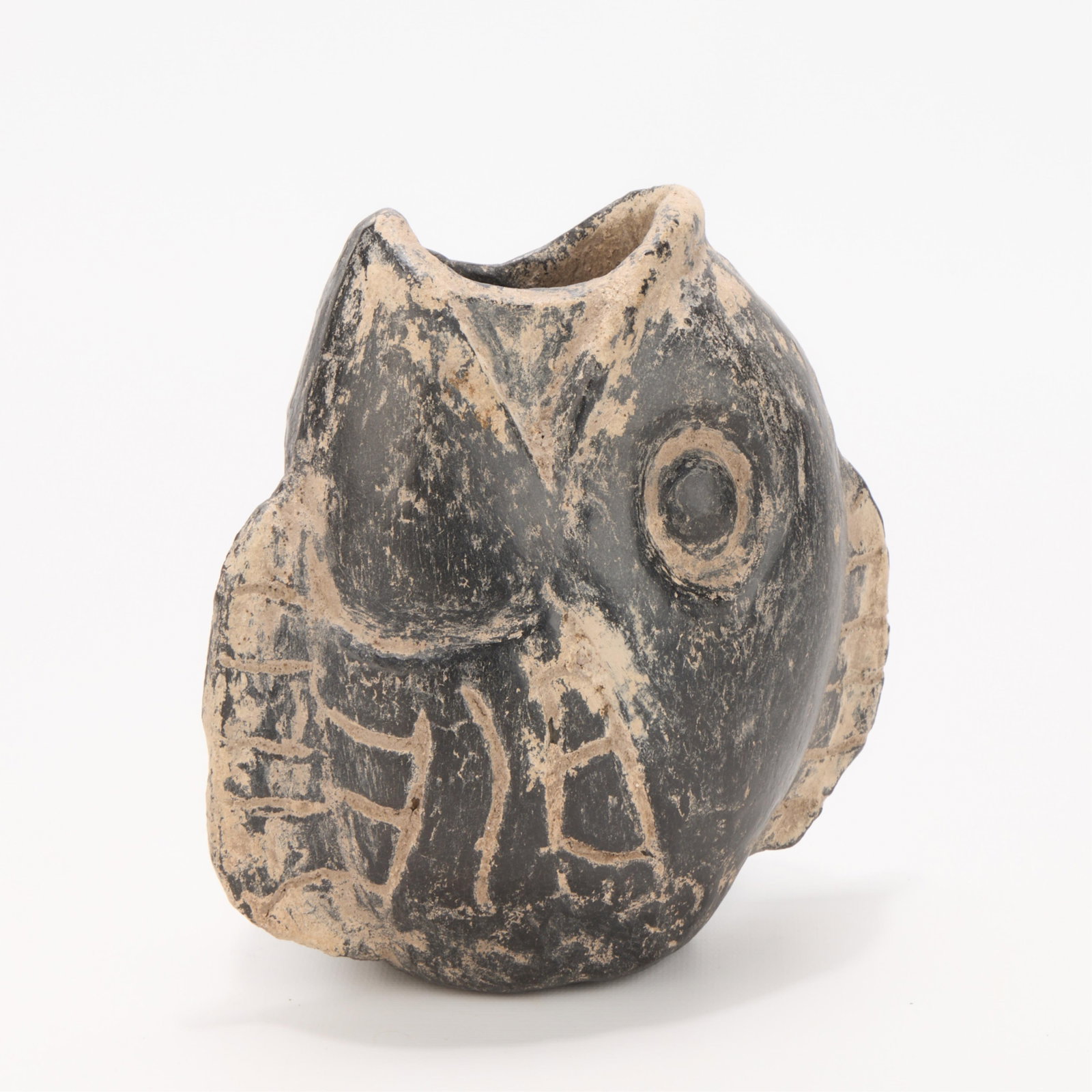 Pre-Columbian Olmec Style Fish Vase (1 of 6)