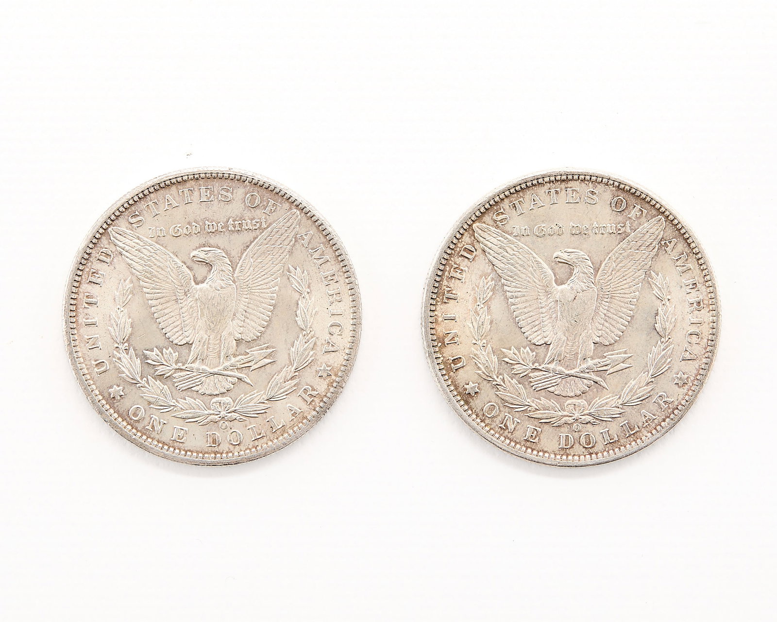2 1899-O Morgan Silver Dollars - 2
