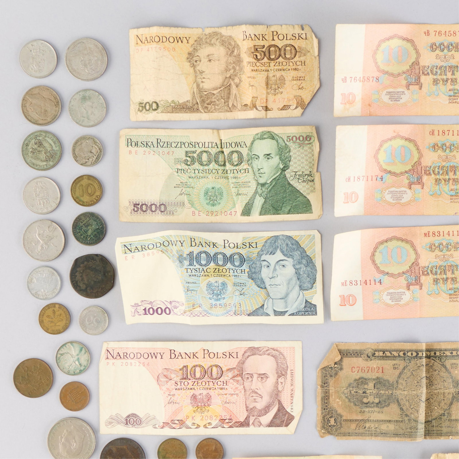 Large Lot Assorted Foreign Currency - 2