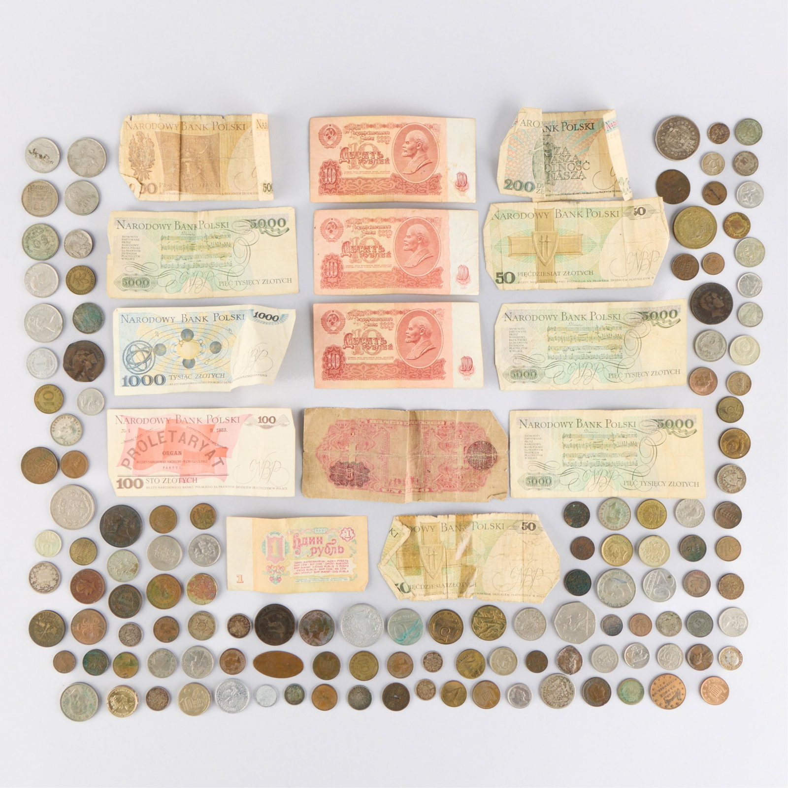 Large Lot Assorted Foreign Currency - 6