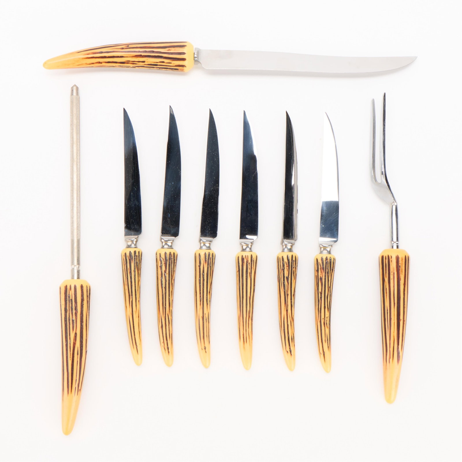 Sheffield Stainless Steel Faux Bone Knife Set (1 of 4)