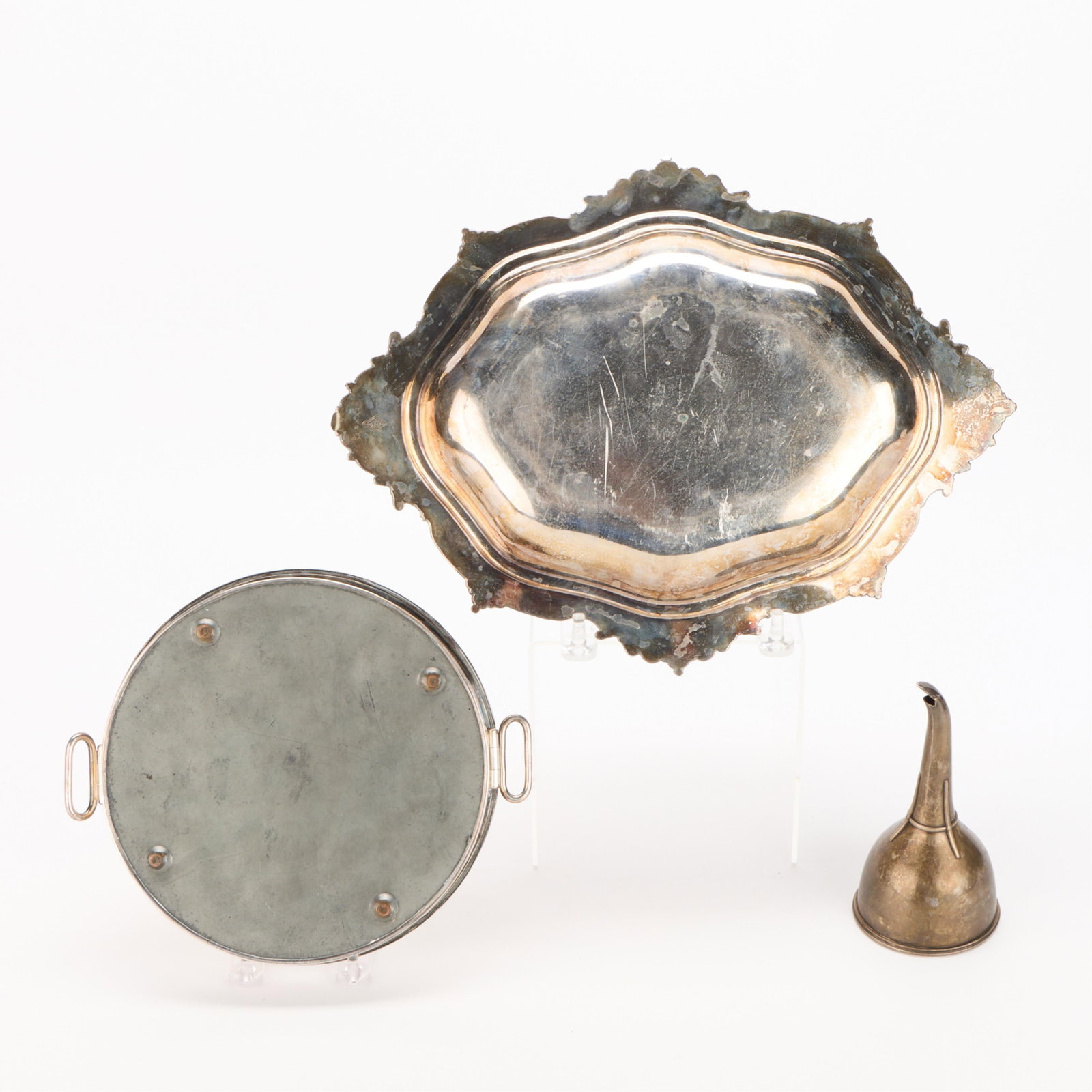 3 Silverplate Objects - 4