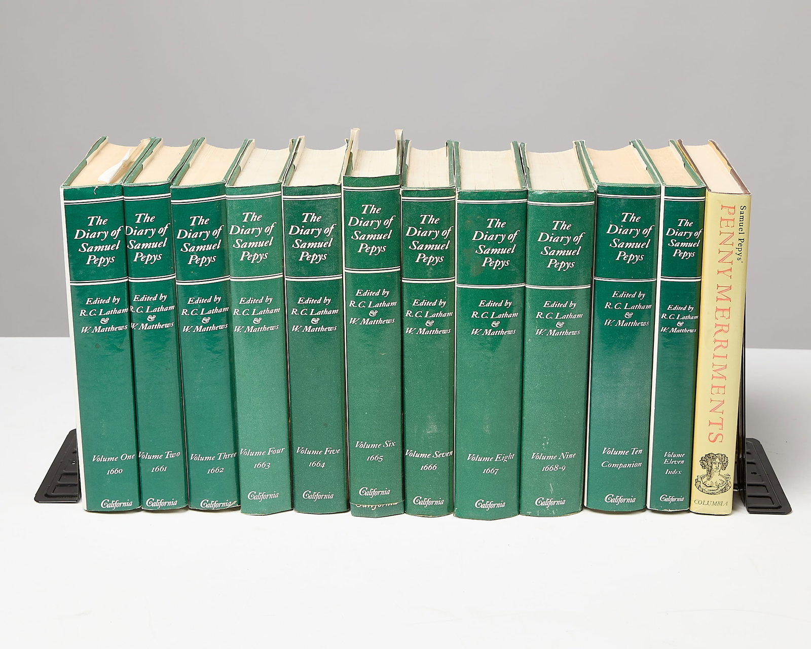 12 Volumes of Samuel Pepys Books (1 of 4)