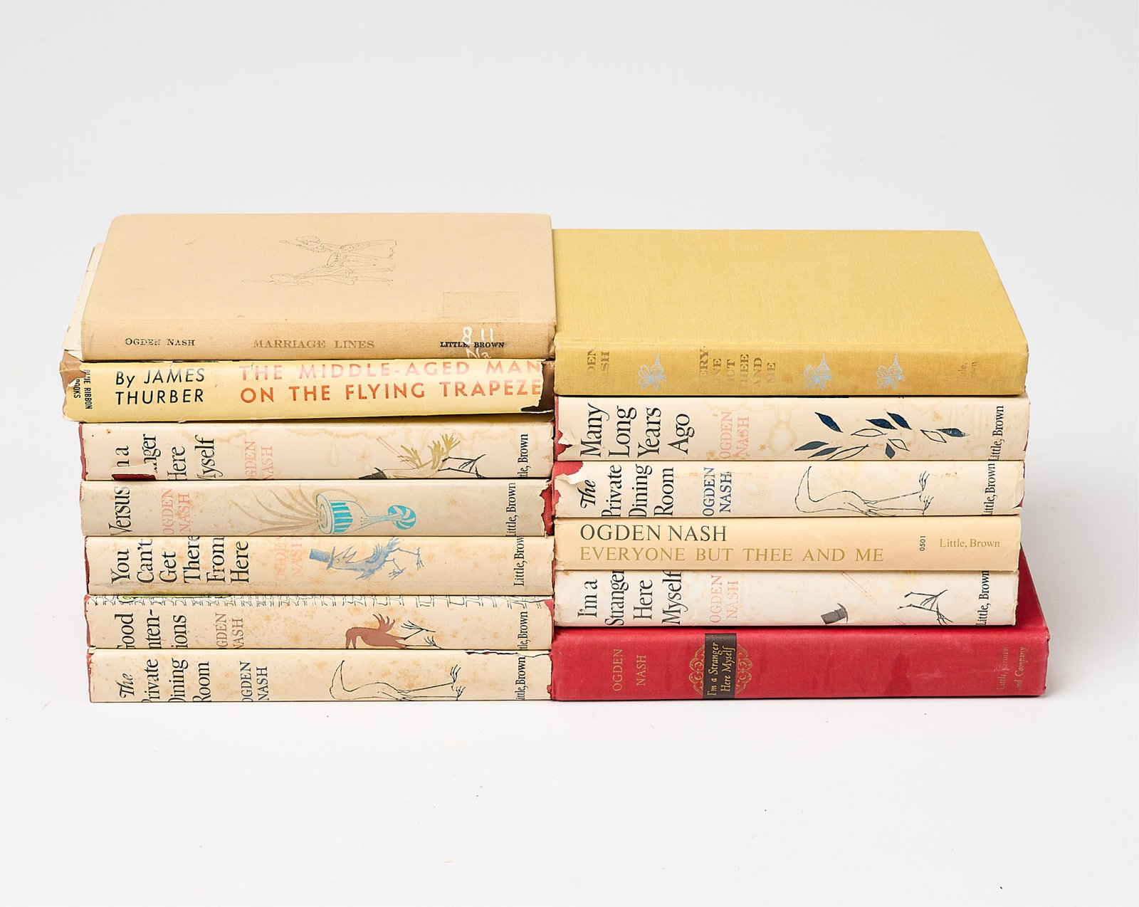 13 Volumes Ogden Nash & James Thurber Books (1 of 4)