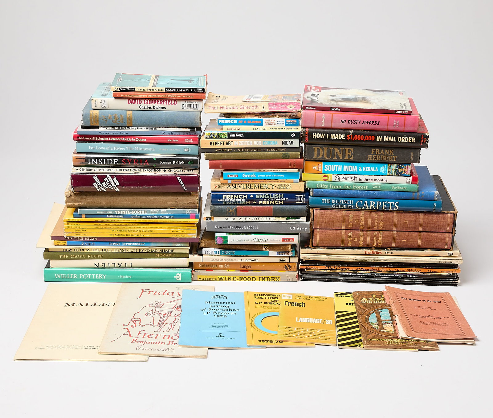 Lrg Collection Assorted History, Travel, & Other Books (1 of 5)
