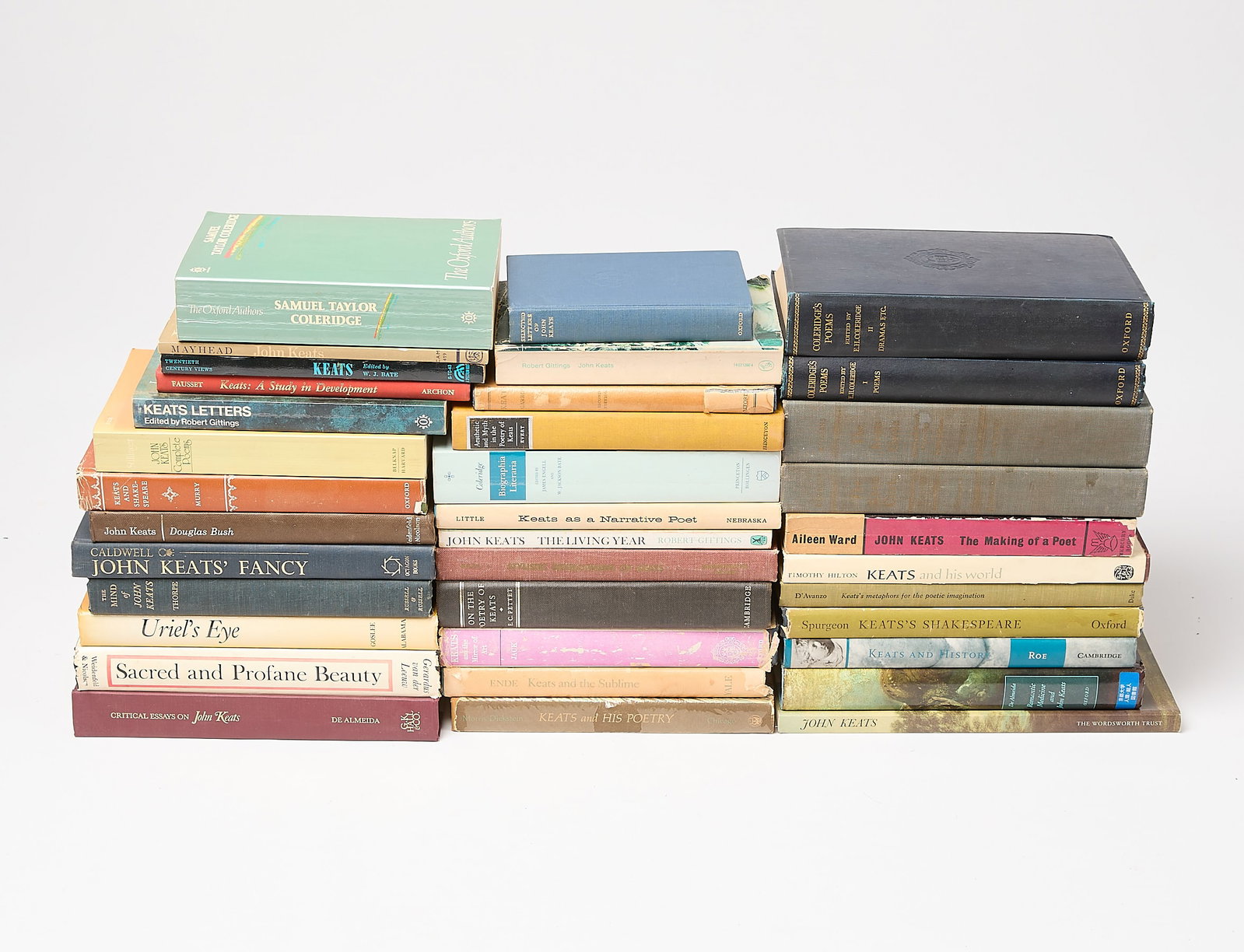 Lrg Grp Assorted Scholarly Books Incl. John Keats (1 of 5)
