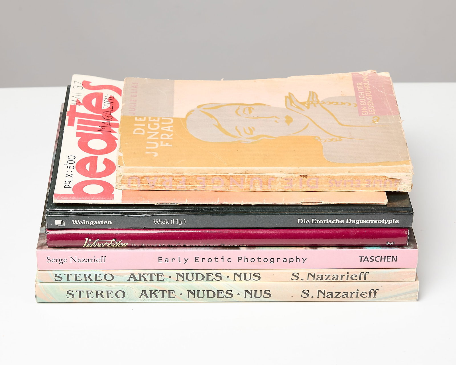 7 Volumes of Erotic Photograph Books & Magazine (1 of 2)