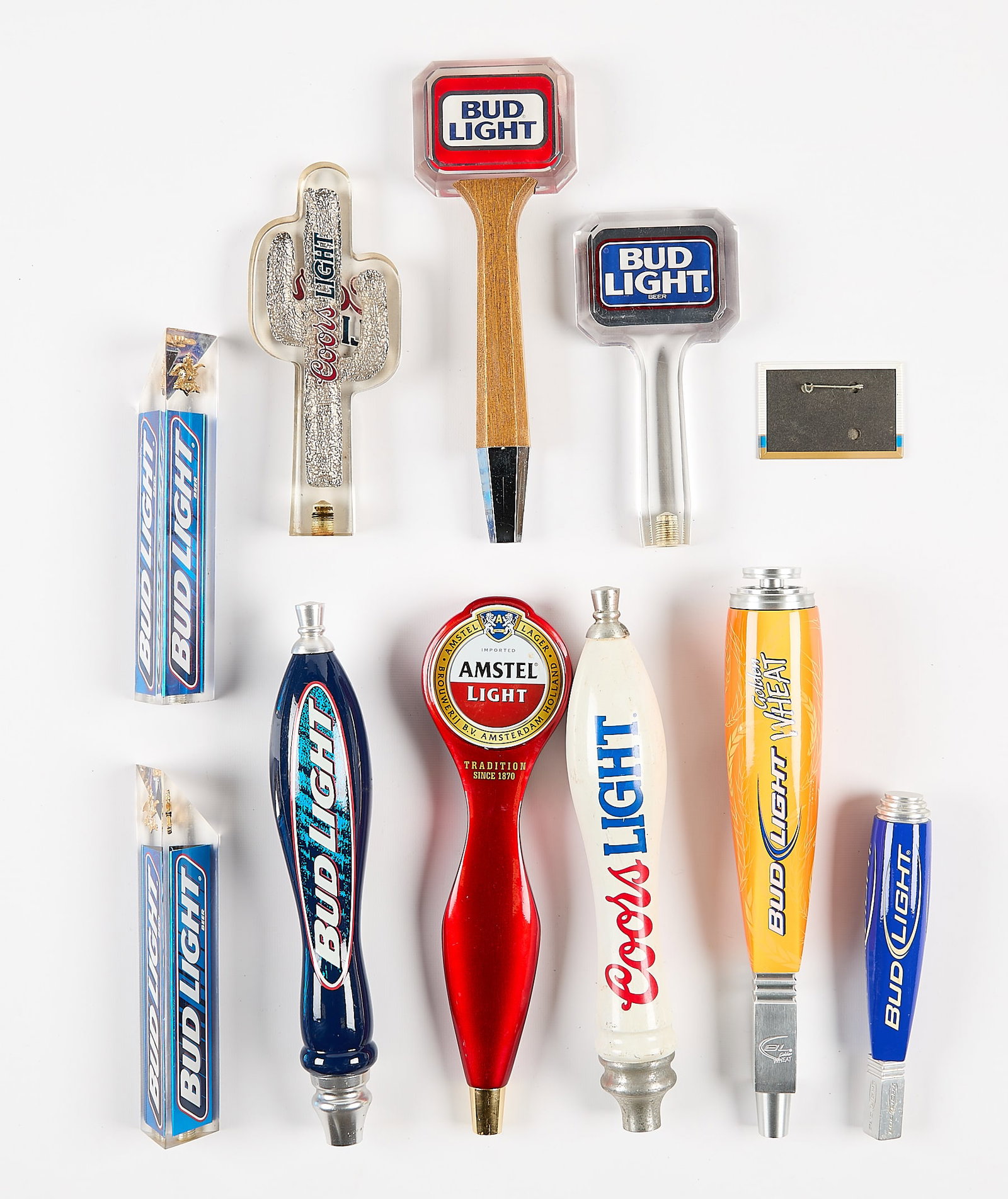 10 Assorted Light Beer Taps - 2