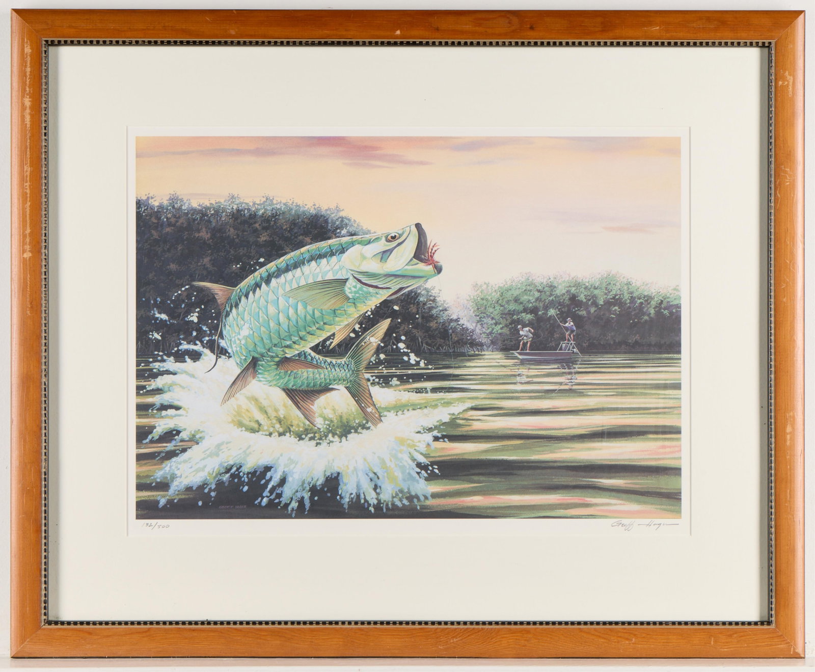 Geoff Hager "Jumping Fish" Print - 3