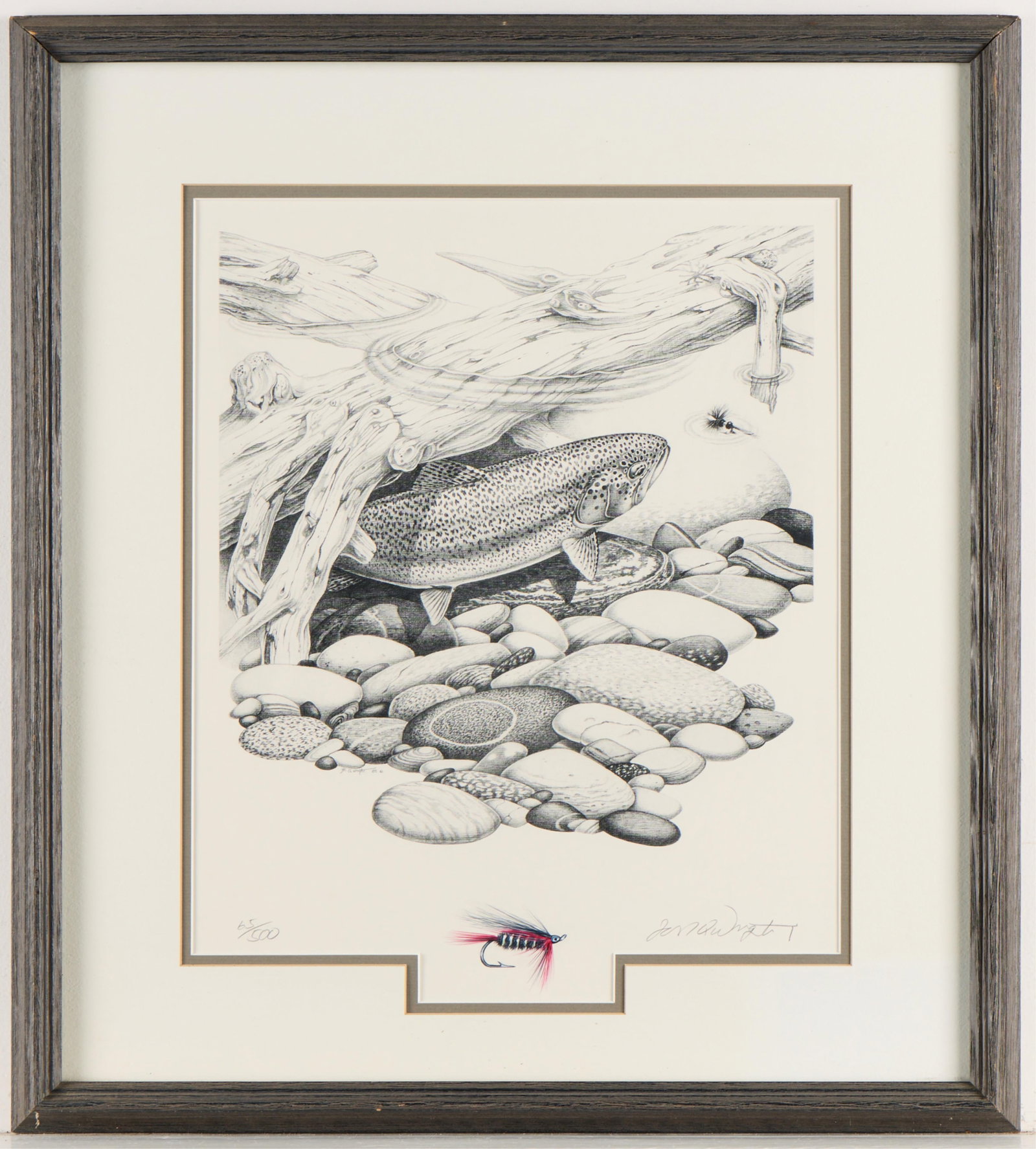 Jon Q. Wright "Rainbow Trout" Print 1985 - 3