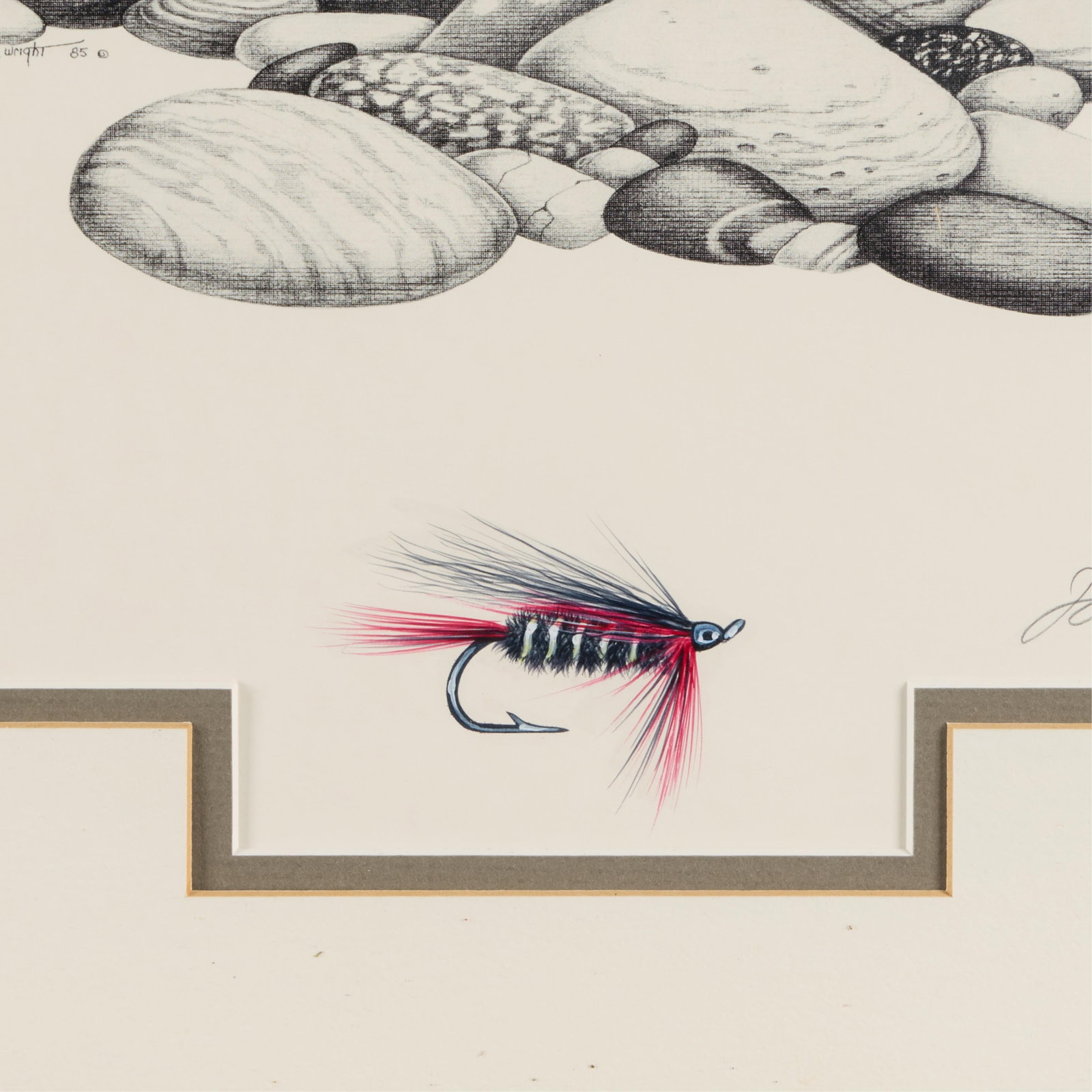 Jon Q. Wright "Rainbow Trout" Print 1985 - 4
