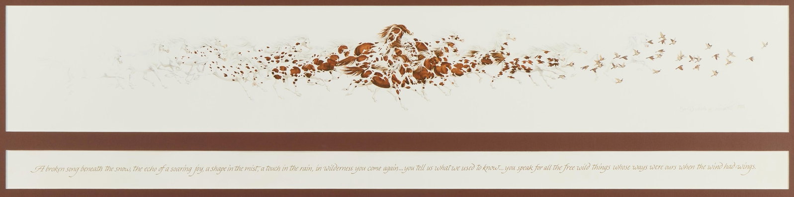 Bev Doolittle "When the Wind Had Wings" S/N Print - 3