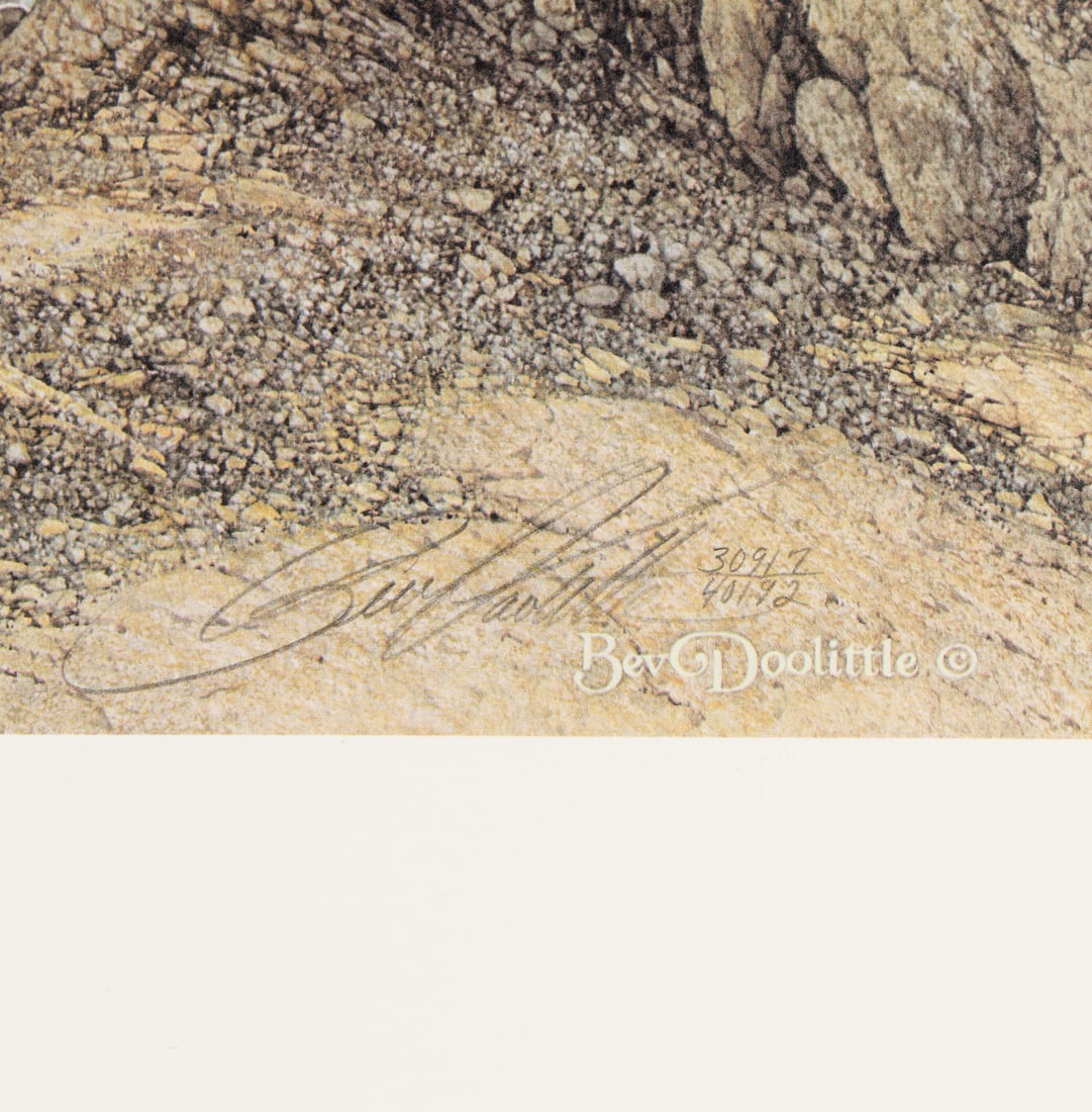 Bev Doolittle "Sacred Circle" S/N Lithograph 1991 - 3