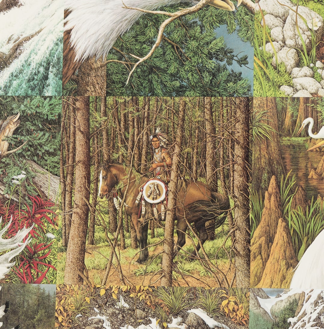 Bev Doolittle "Sacred Circle" S/N Lithograph 1991 - 4