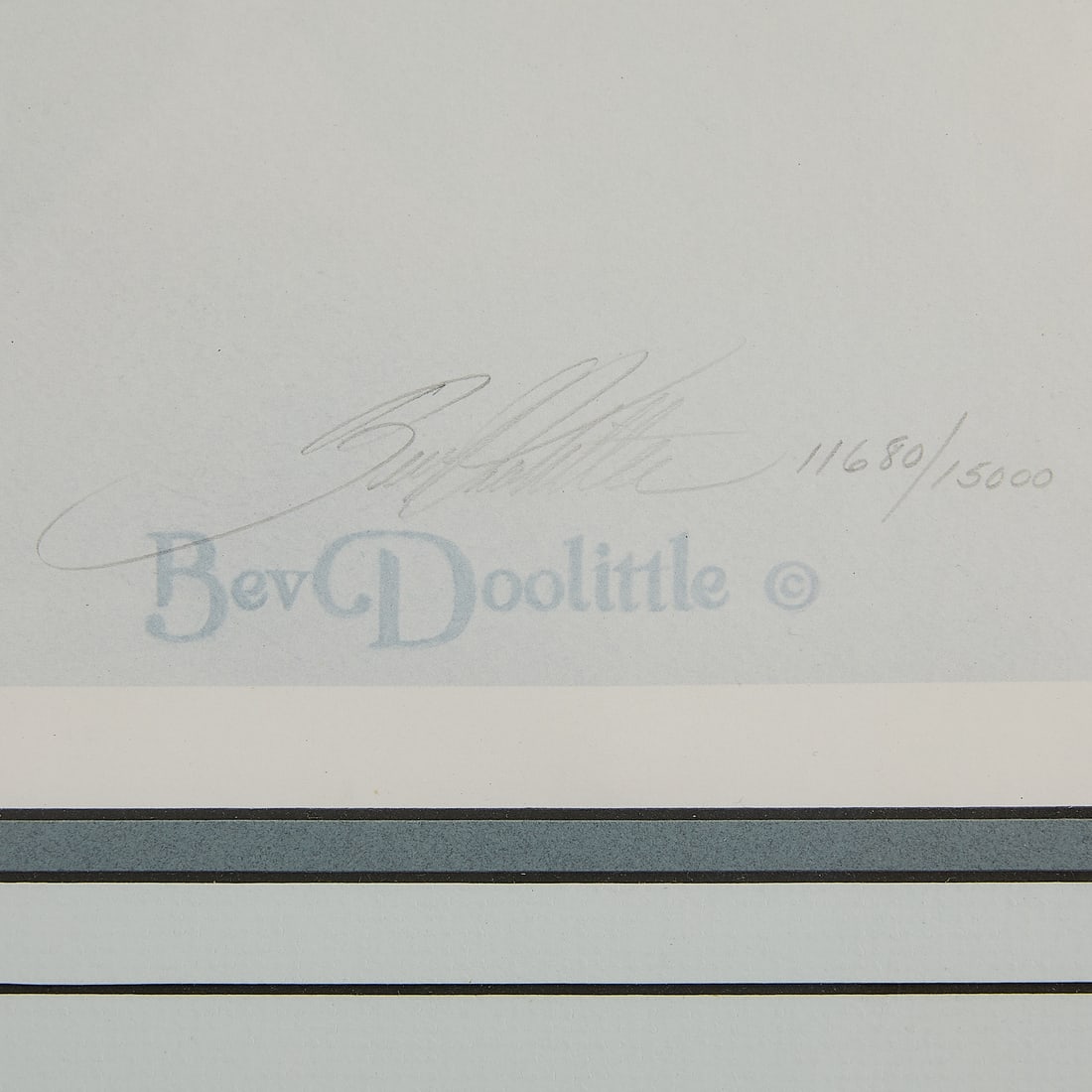 Bev Doolittle "Doubled Back" S/N Lithograph - 3