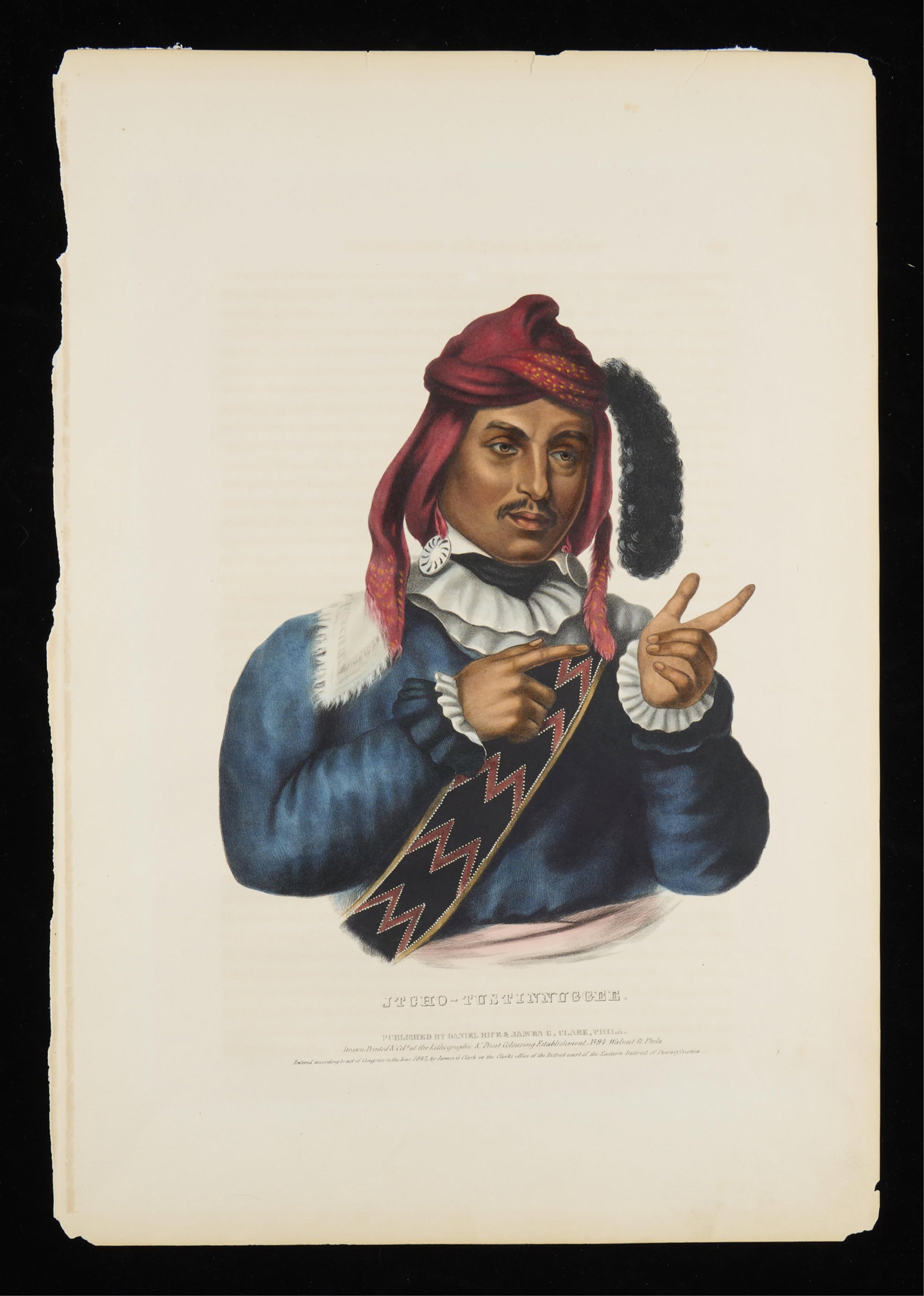 McKenney Hall "Jtcho-Tustinnuggee" Print (1 of 4)