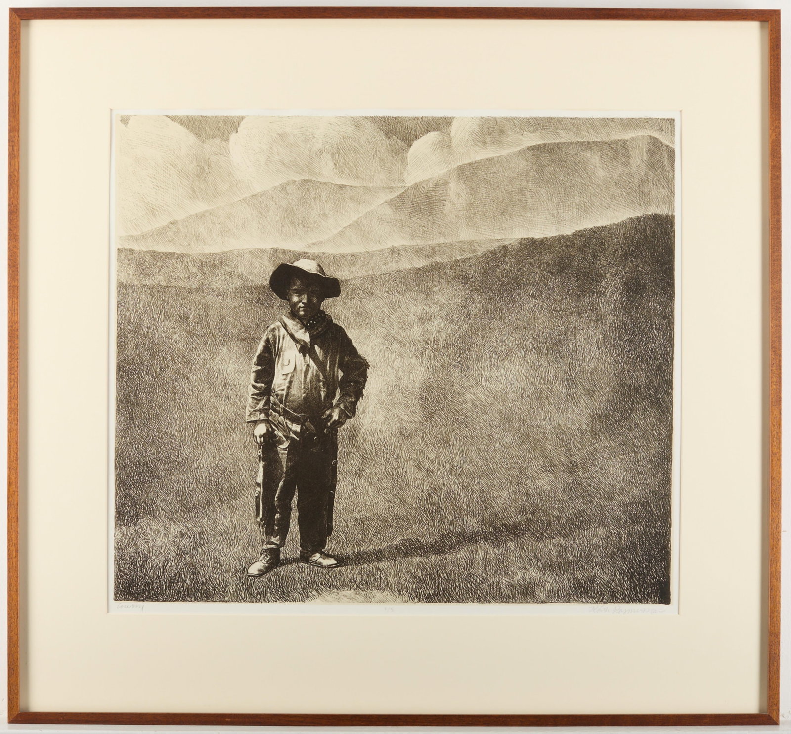 Keith Rasmussen "Cowboy" Lithograph - 3