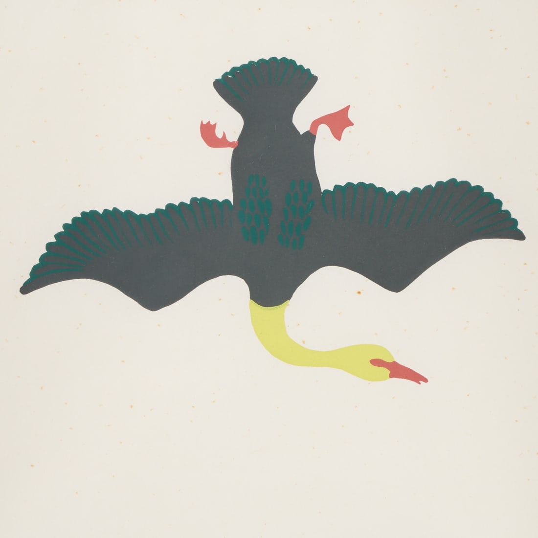 Attr. Thomasee Echalook "Geese" Stonecut 1973 - 5