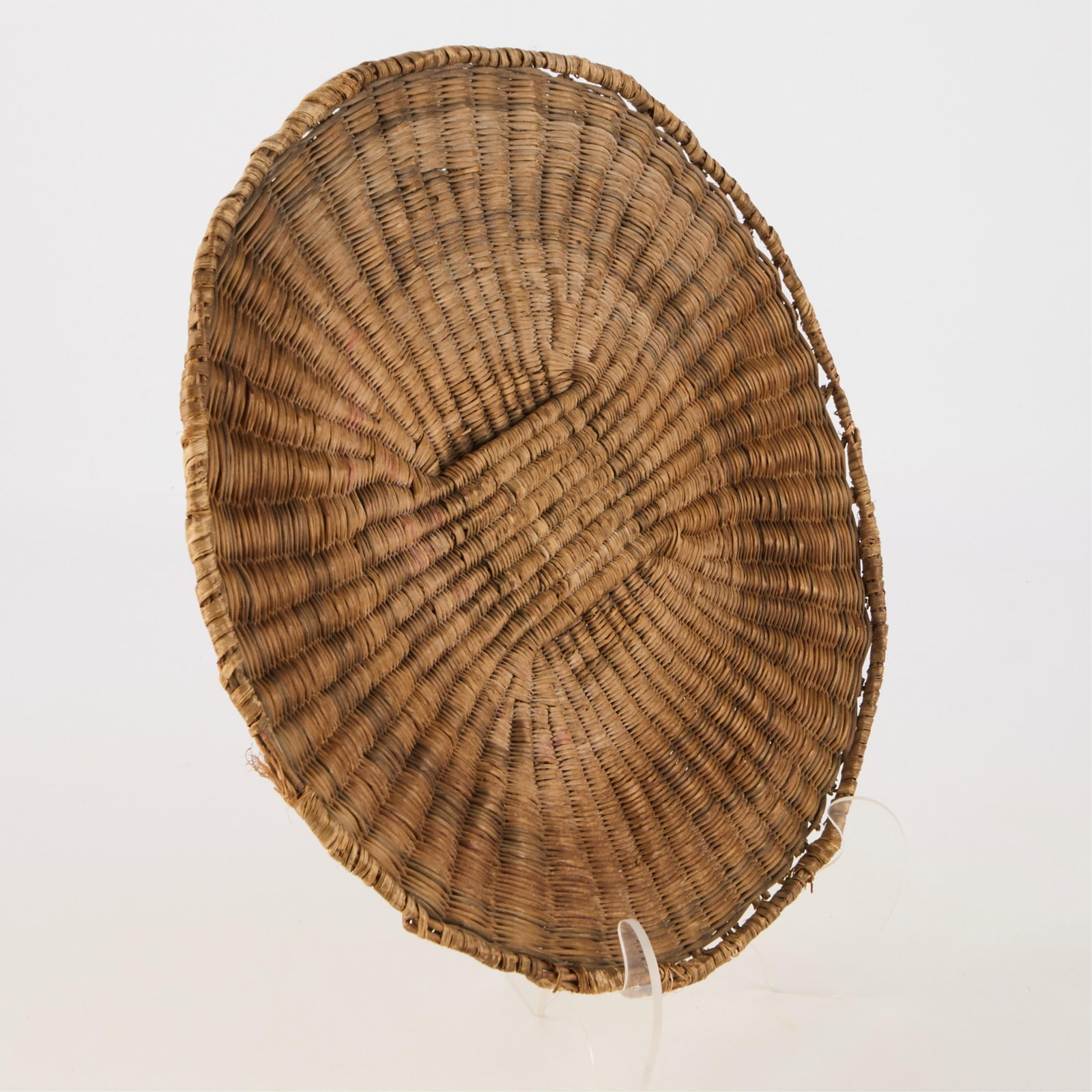 4 Native American Coiled & Woven Basket Objects - 3