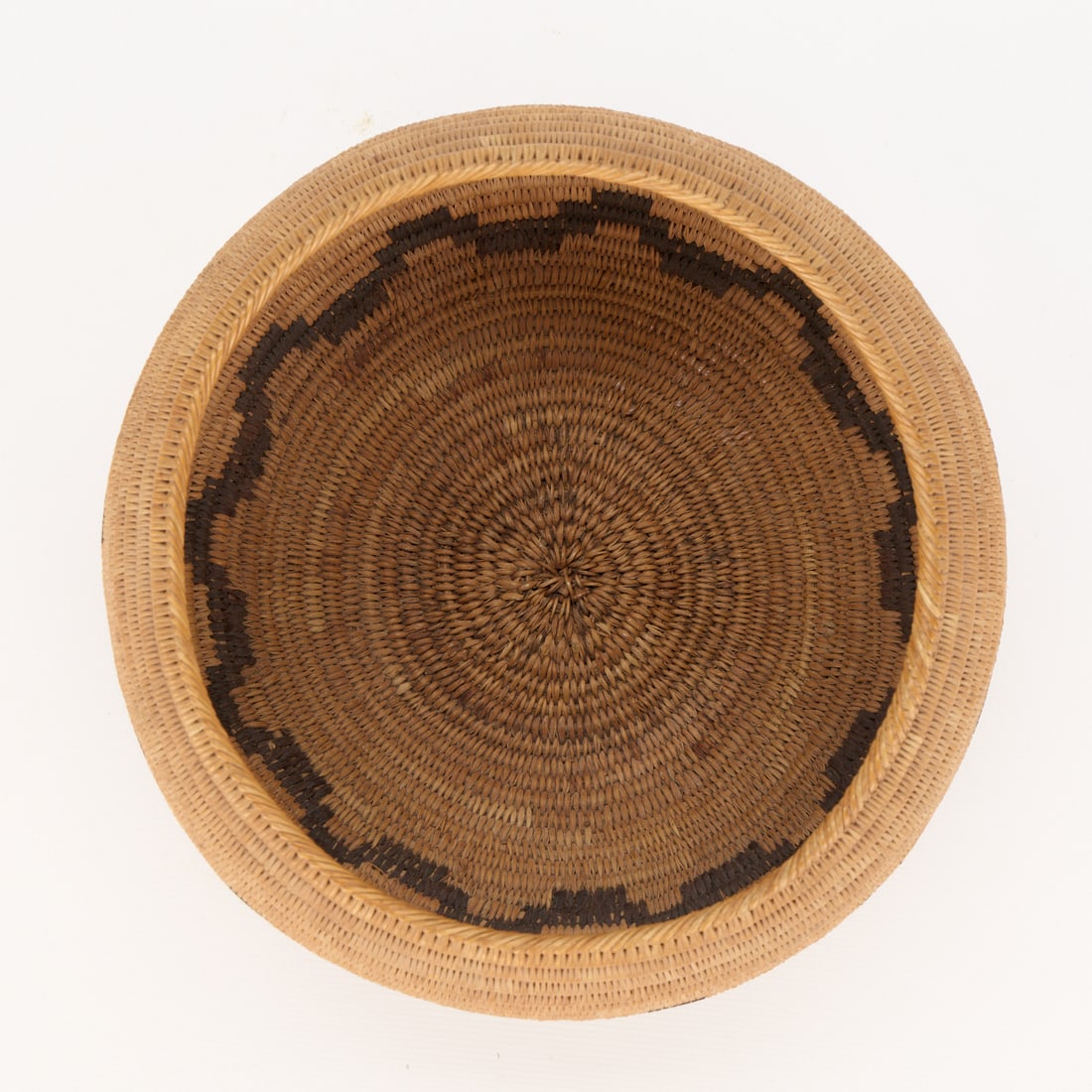Native American Coil Woven Basket - 4