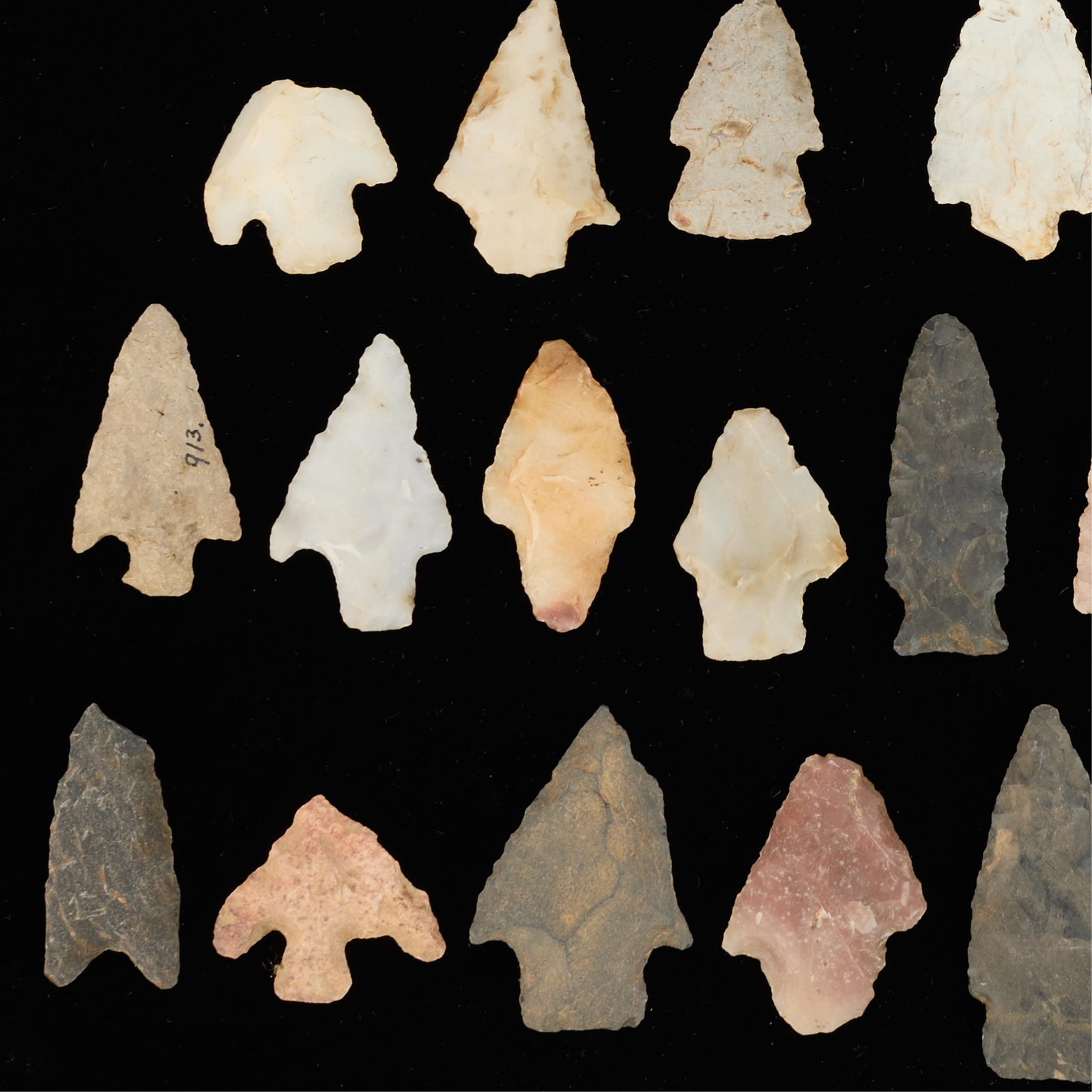 30 Native American Carved Arrowheads - 2