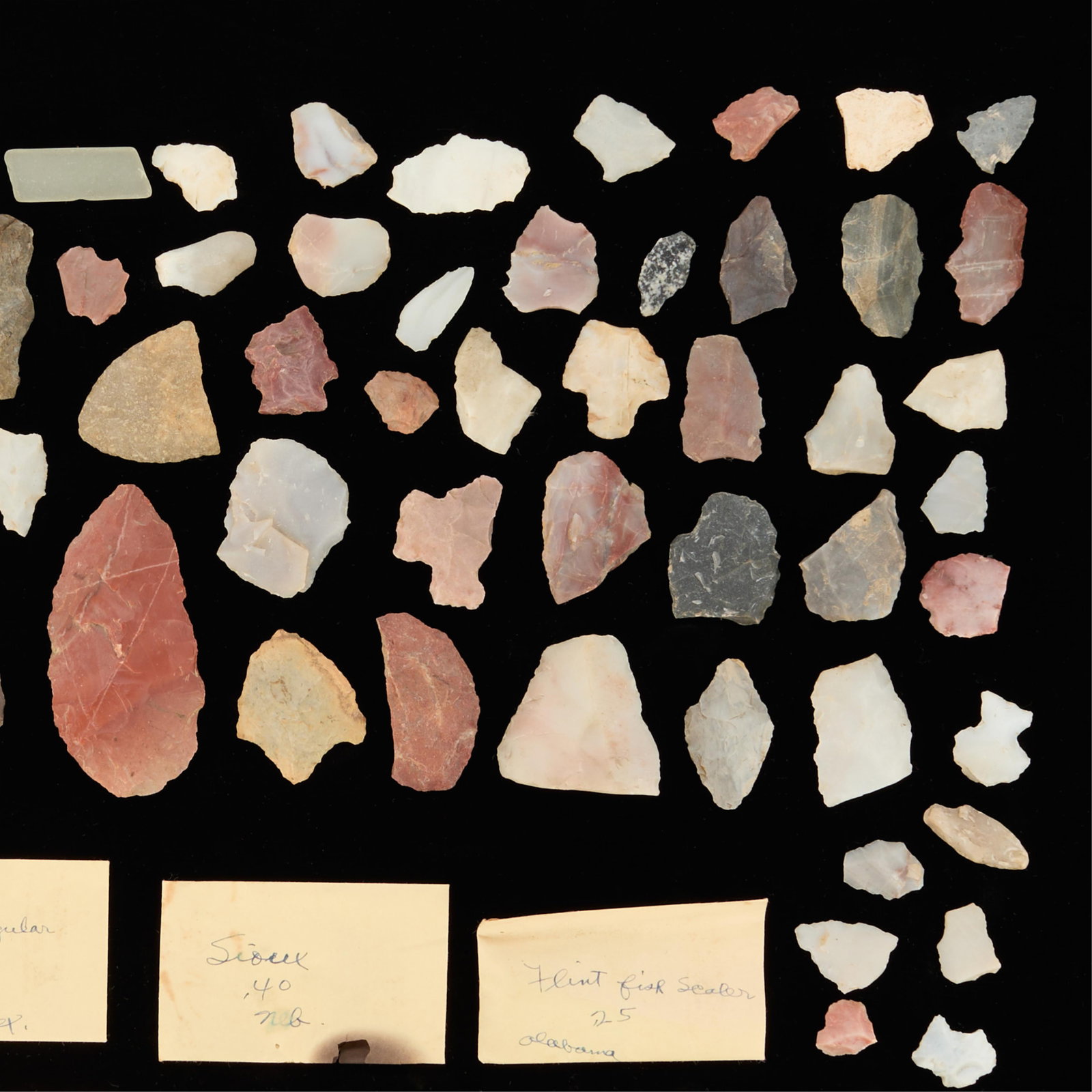 Large Group Misc. Native American Tool Fragments - 2