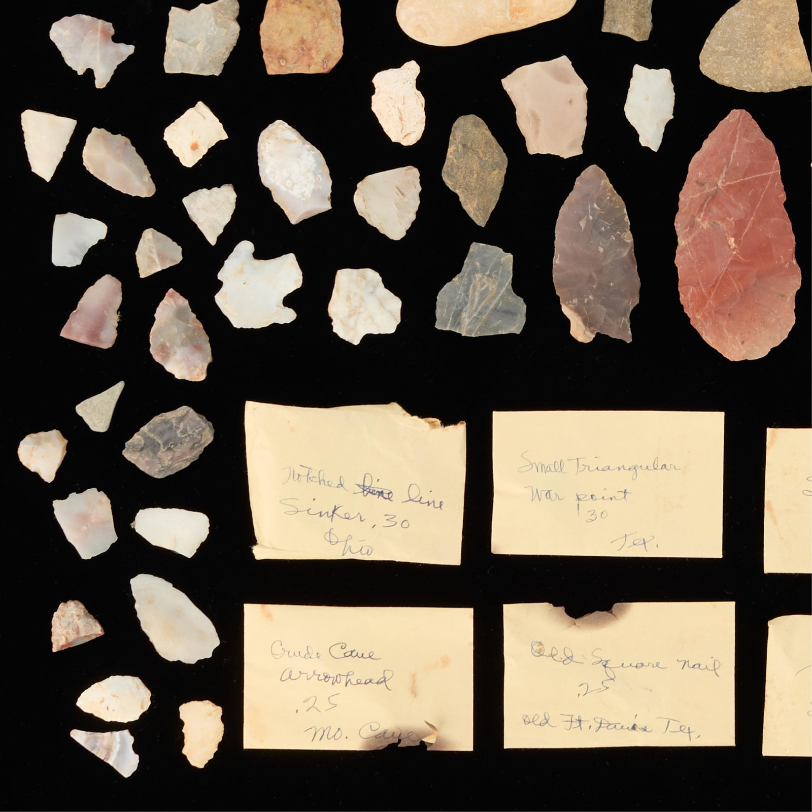 Large Group Misc. Native American Tool Fragments - 4