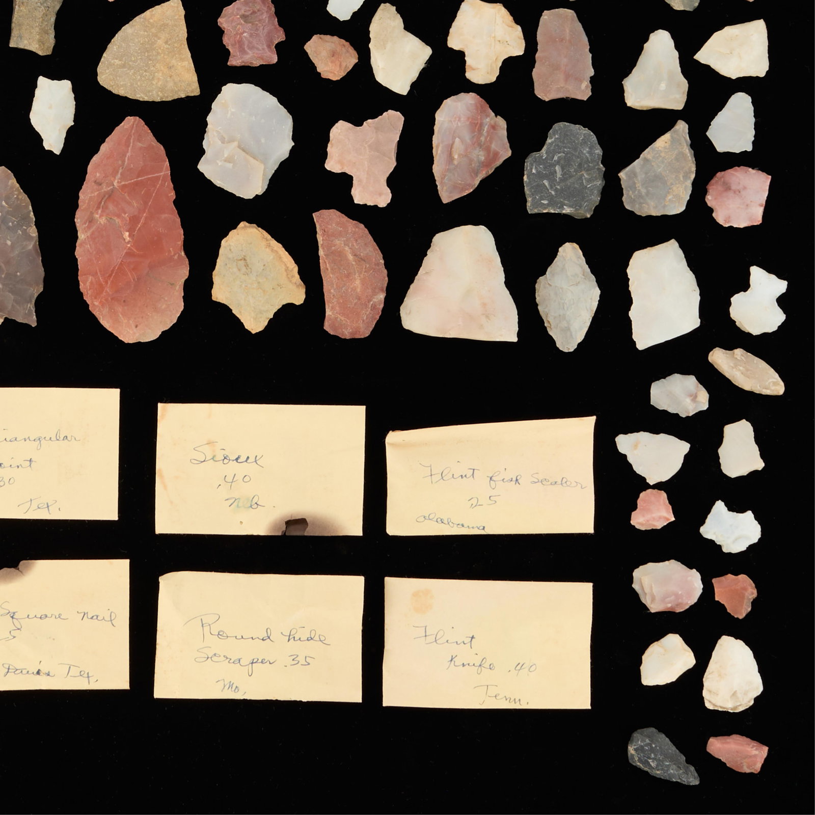 Large Group Misc. Native American Tool Fragments - 5