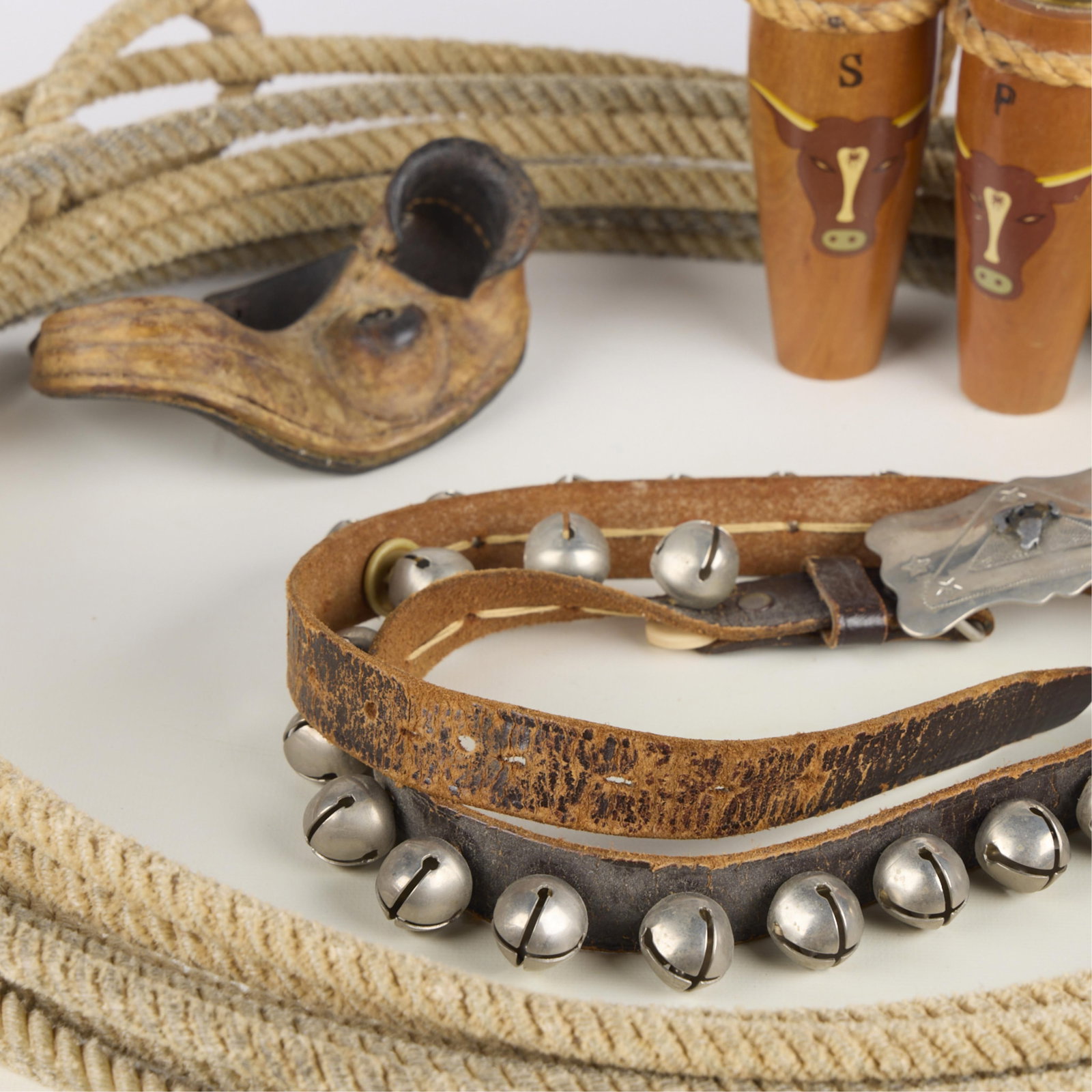 5 Pcs Old Western Cowboy Objects - 2