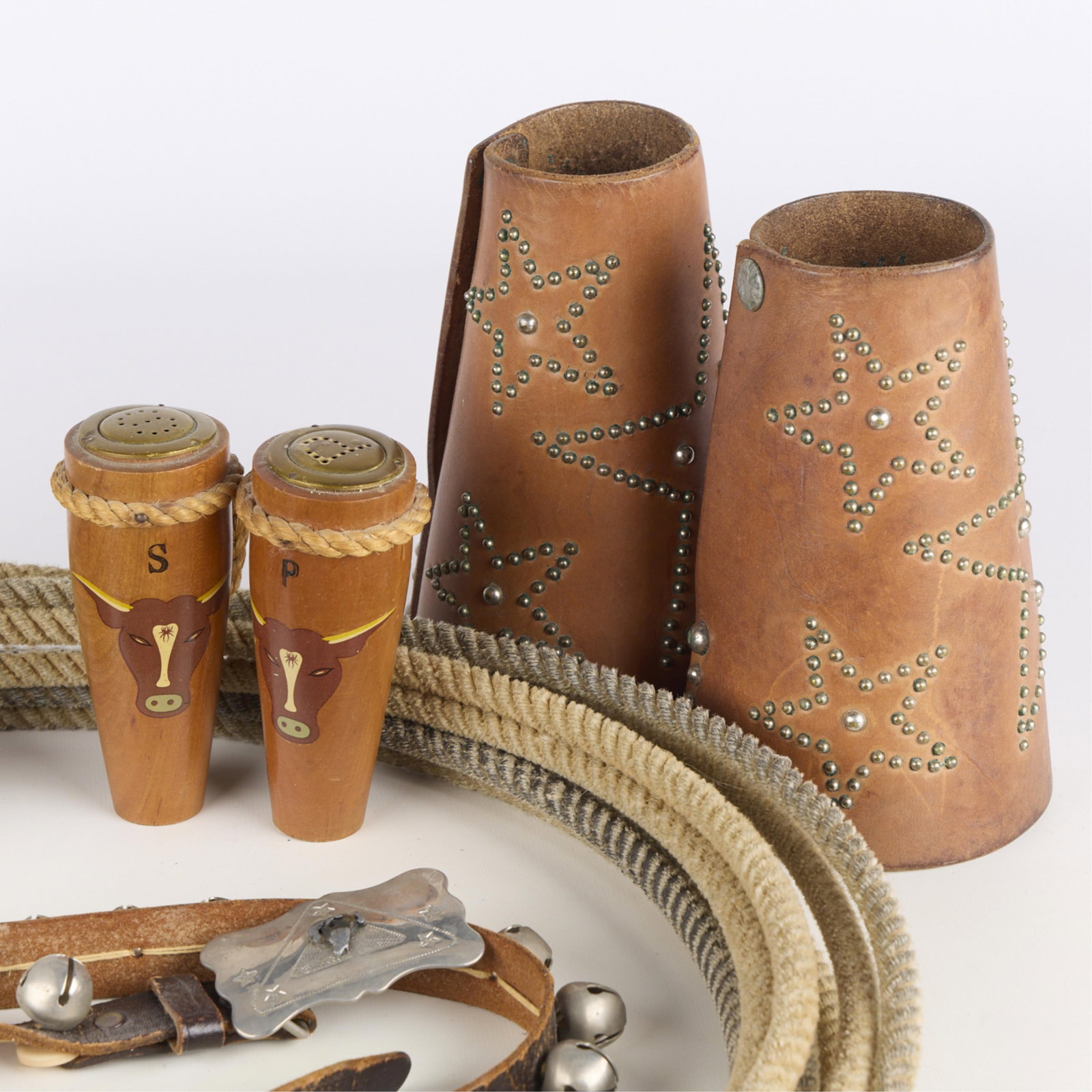 5 Pcs Old Western Cowboy Objects - 3