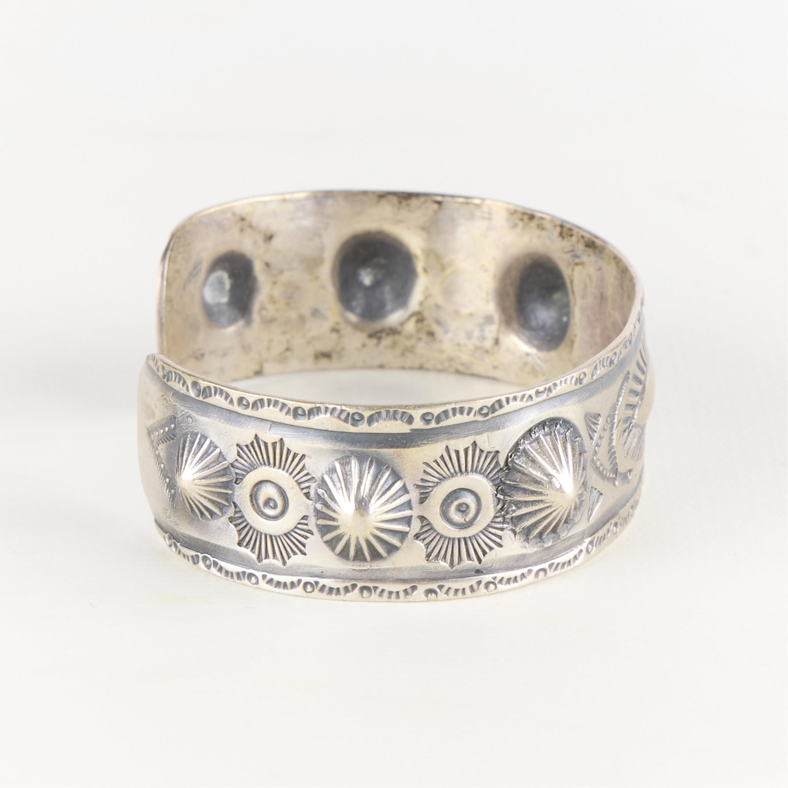 Southwestern Silver Cuff Bracelet - 2