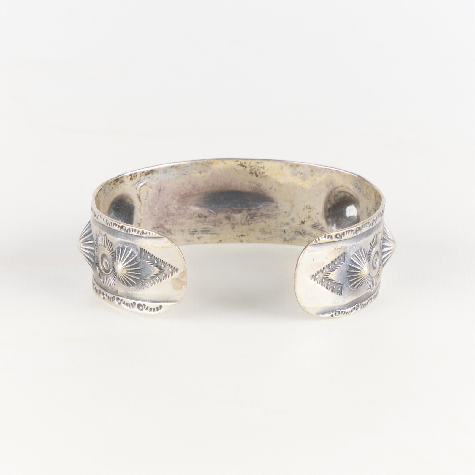 Southwestern Silver Cuff Bracelet - 3