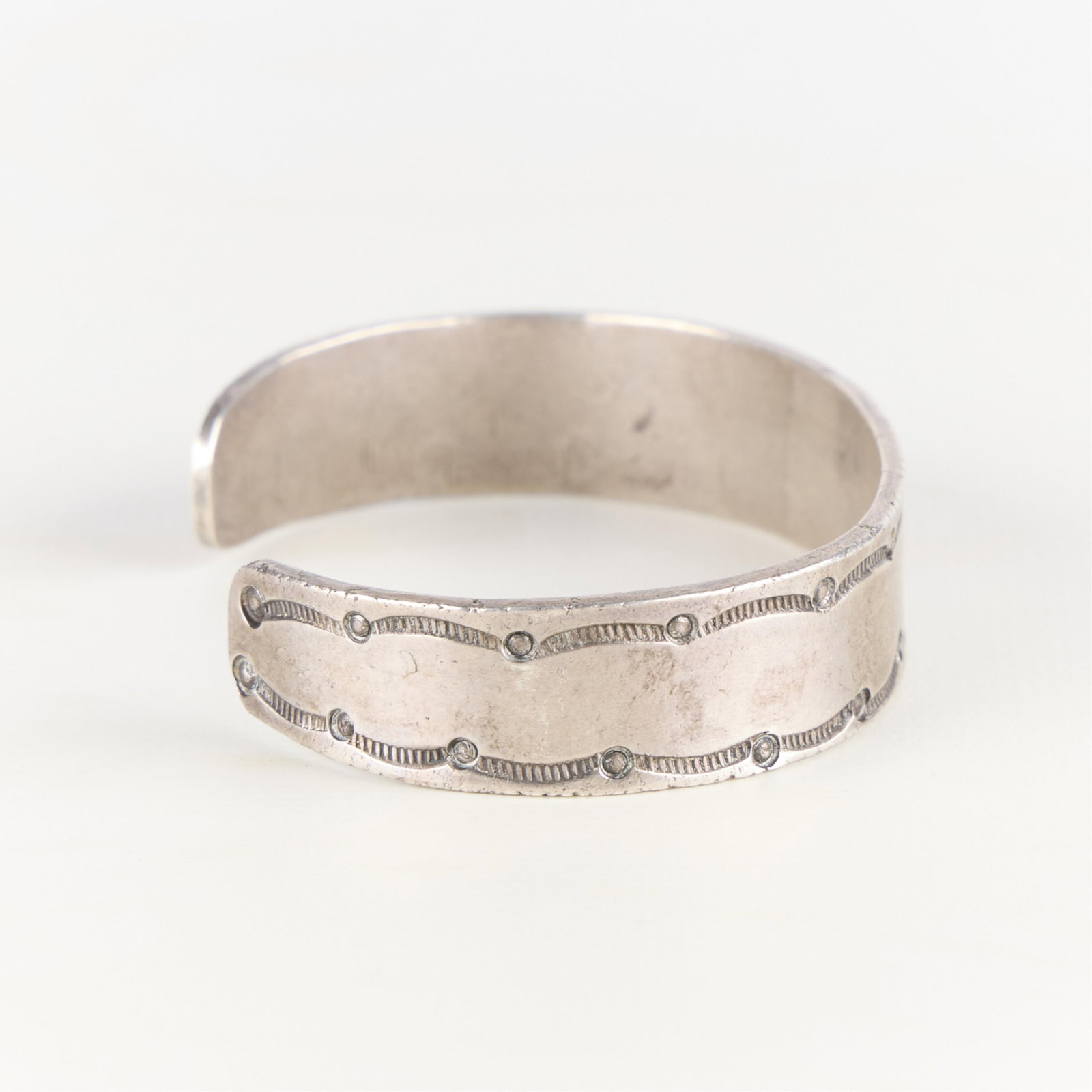 Southwestern Silver Cuff Bracelet - 2