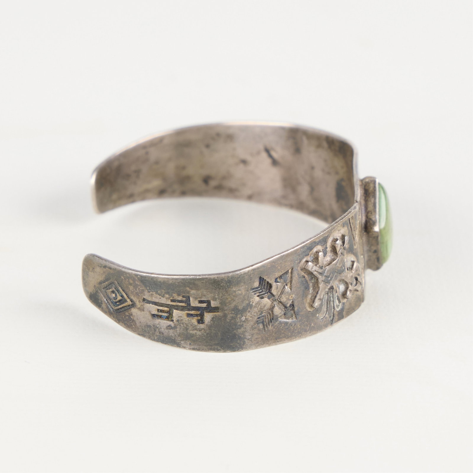 Southwestern Silver Cuff Bracelet - 2