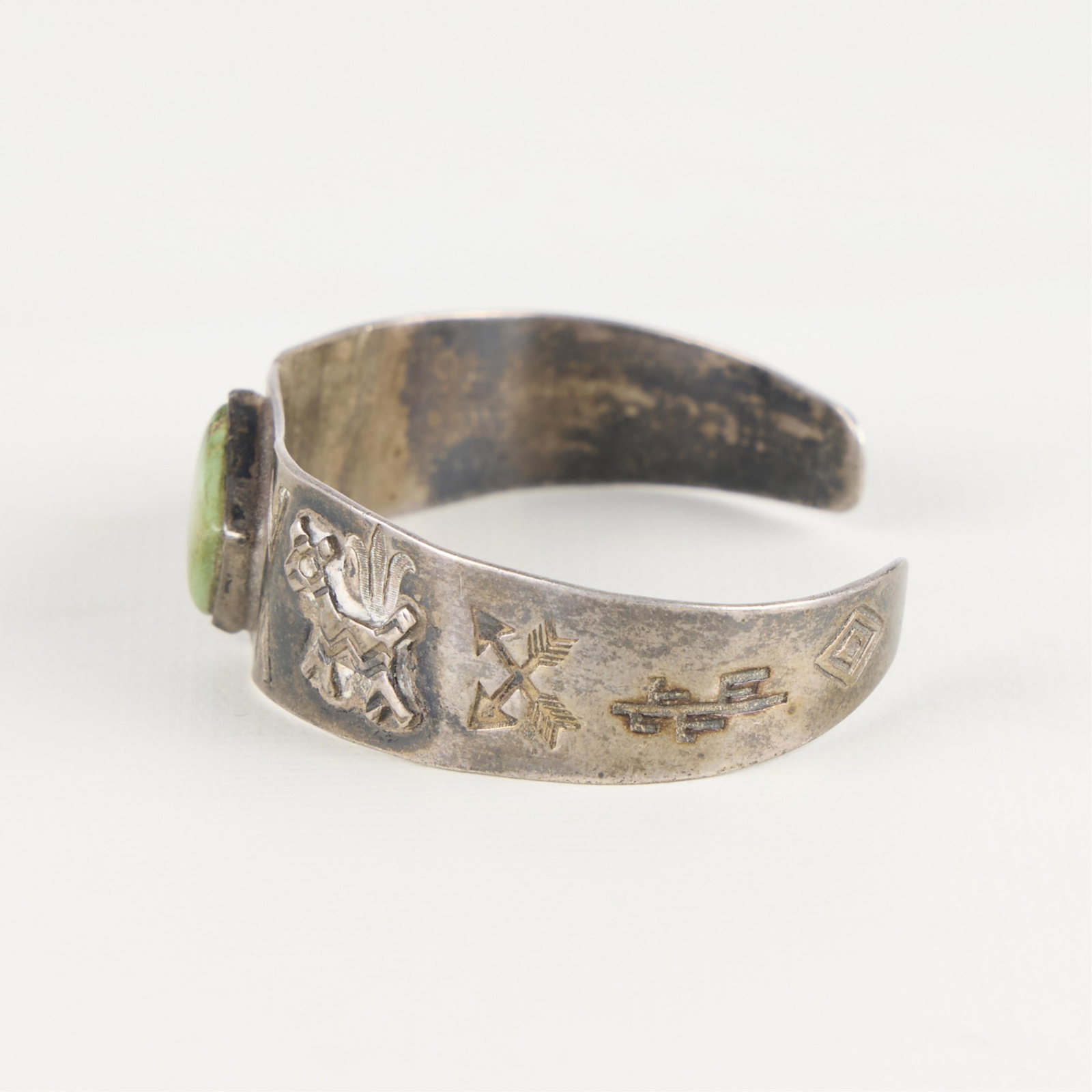 Southwestern Silver Cuff Bracelet - 4