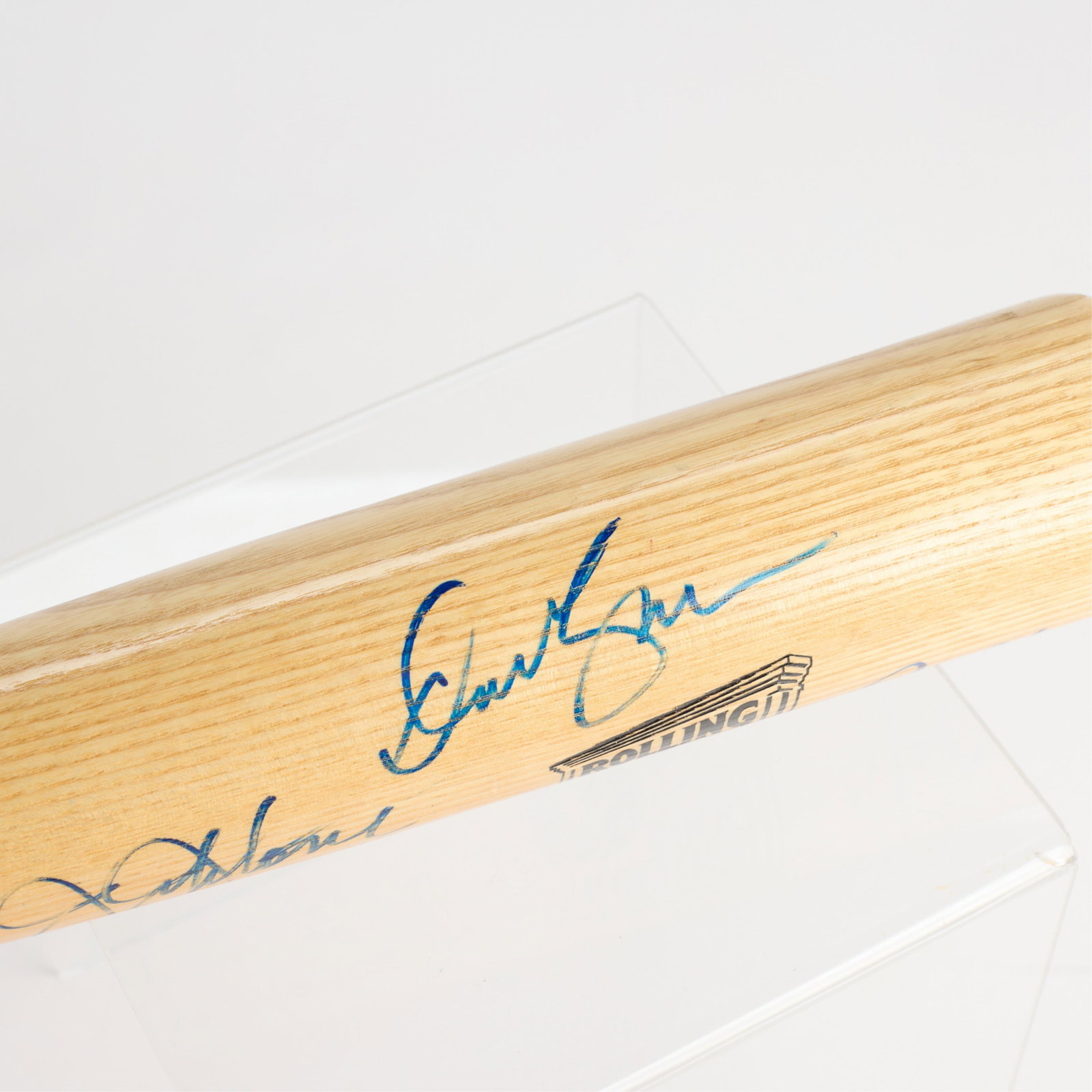 Signed Bat Jim "Mudcat" Grant, Danny Cox - 2