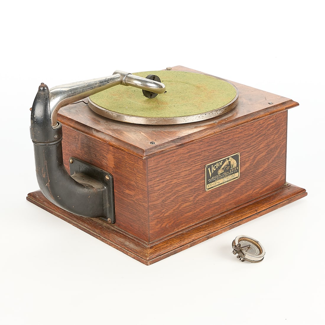 Antique Victor VV-VI Talking Machine Phonograph - 4