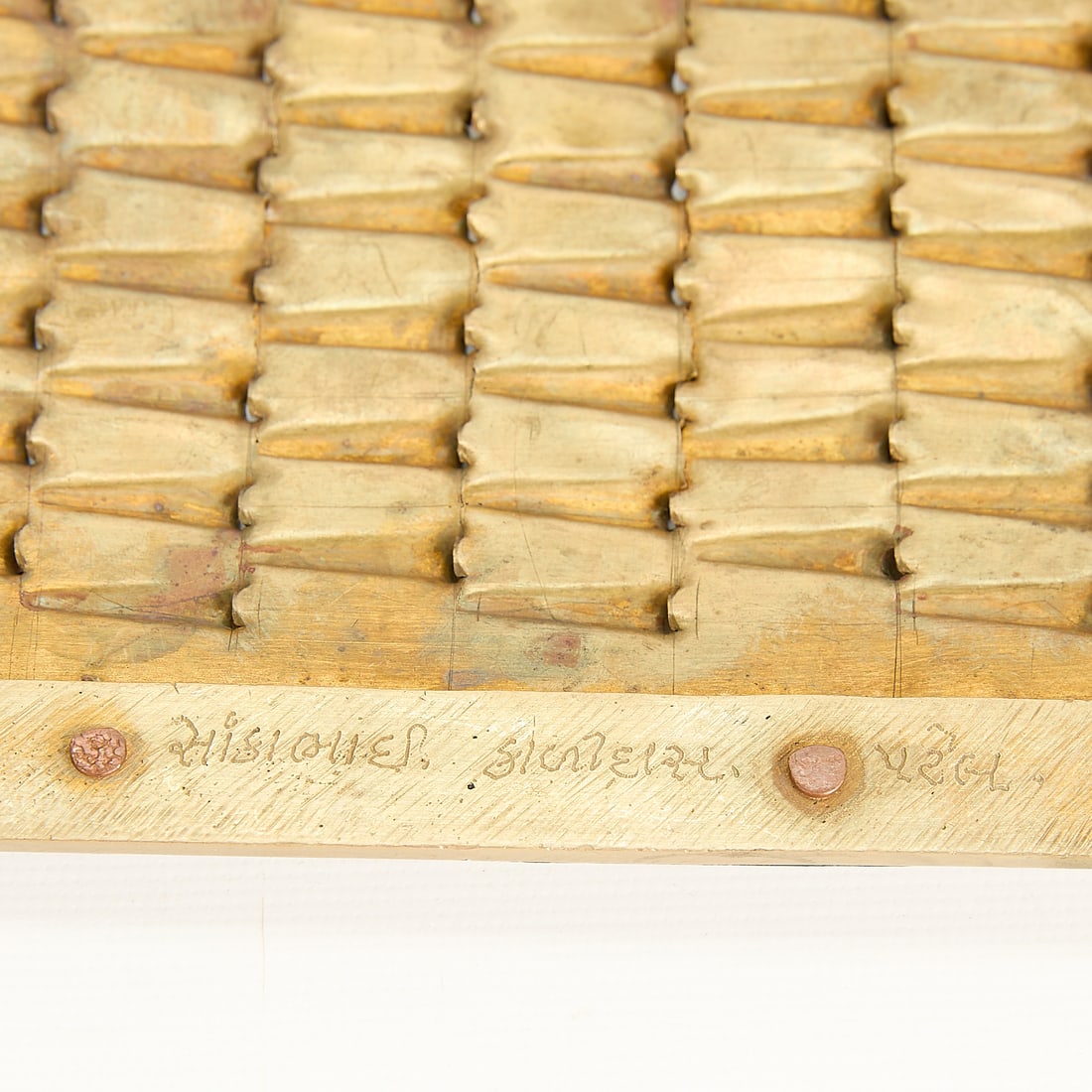 3 Antique Brass Kitchen Graters - 5