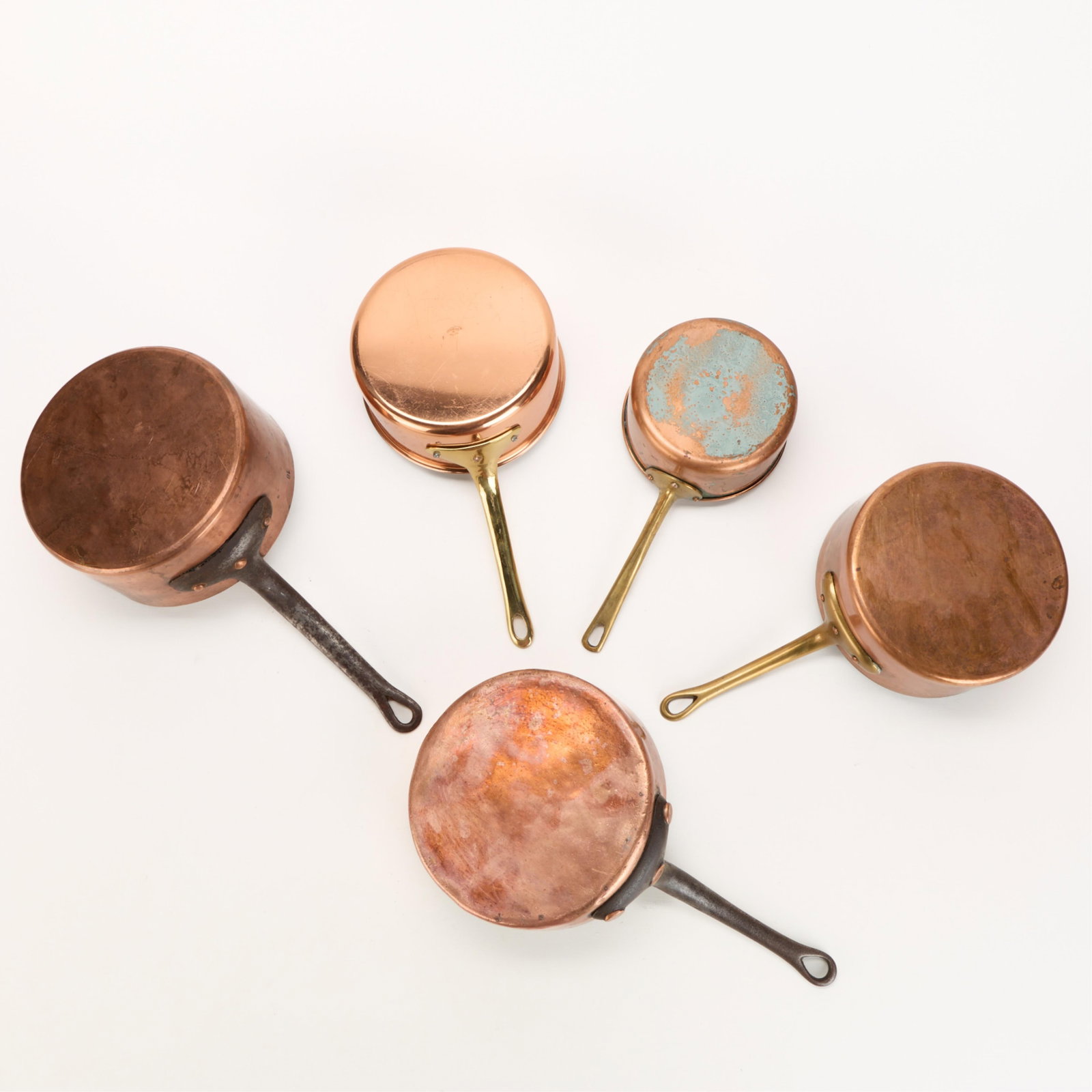 5 Copper Cookware Sauce Pans - 8