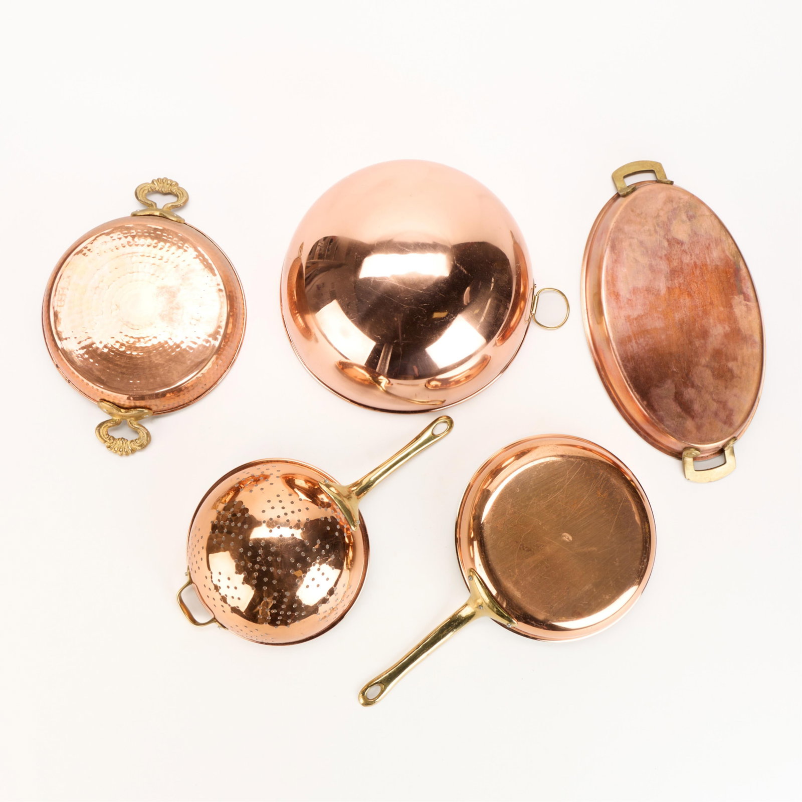 5 Pcs Copper Cookware - 6