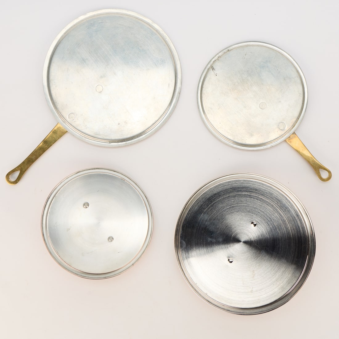 4 Copper Cookware Sauce Pan Lids - 4