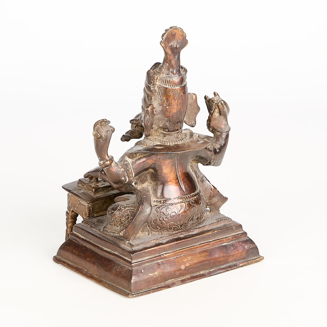 Indian Bronze Ganesha Figure - 2