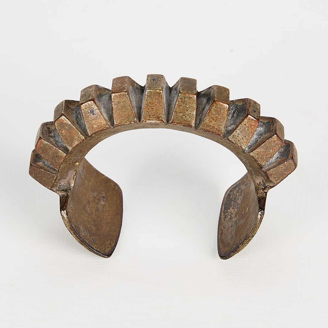 Antique Indian Bronze Torque Bangle - 2
