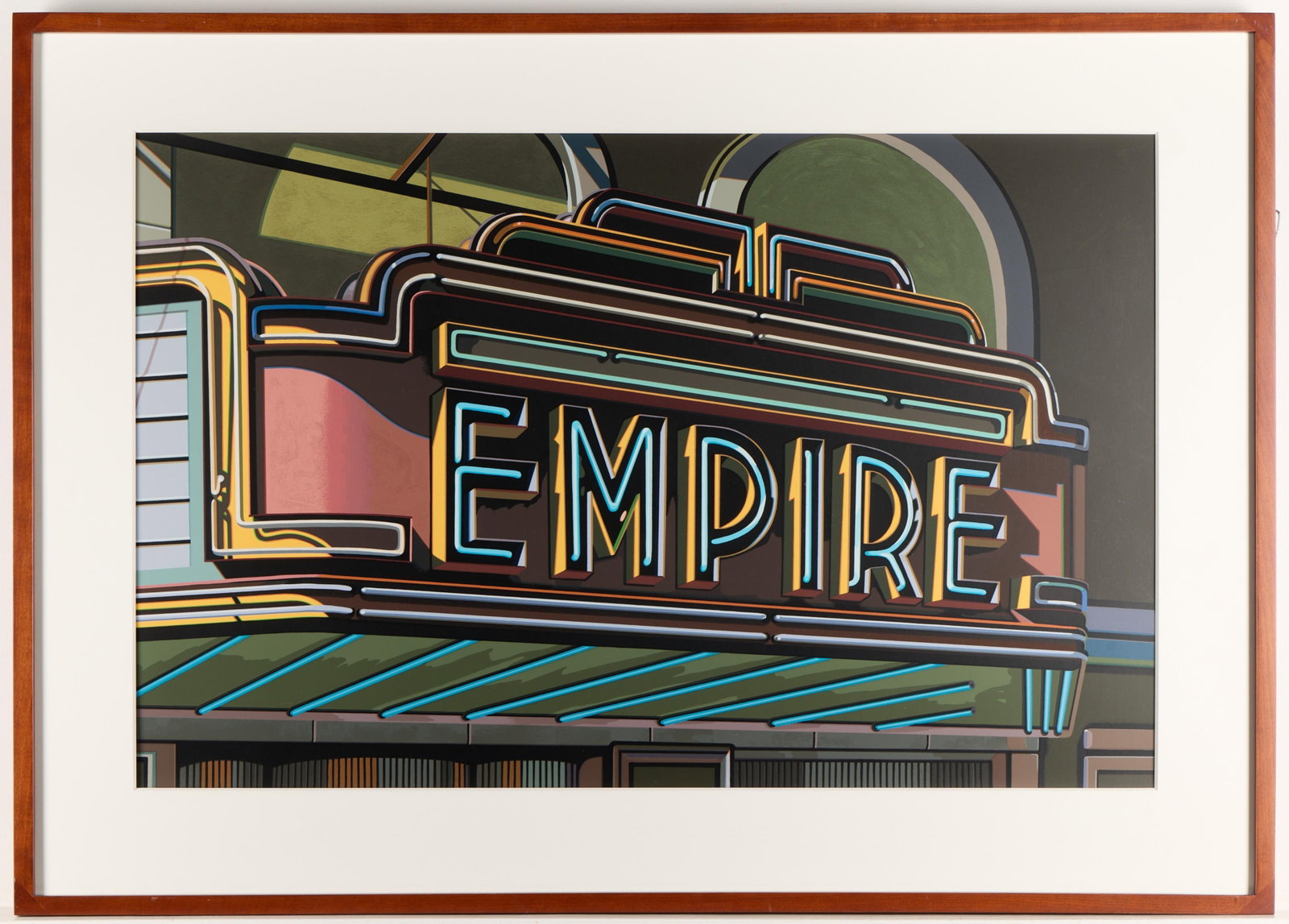 Robert Cottingham "Empire" Silkscreen Print - 3
