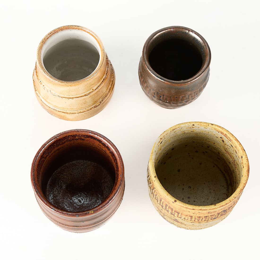 4 Warren MacKenzie Studio Pottery Cups - 4