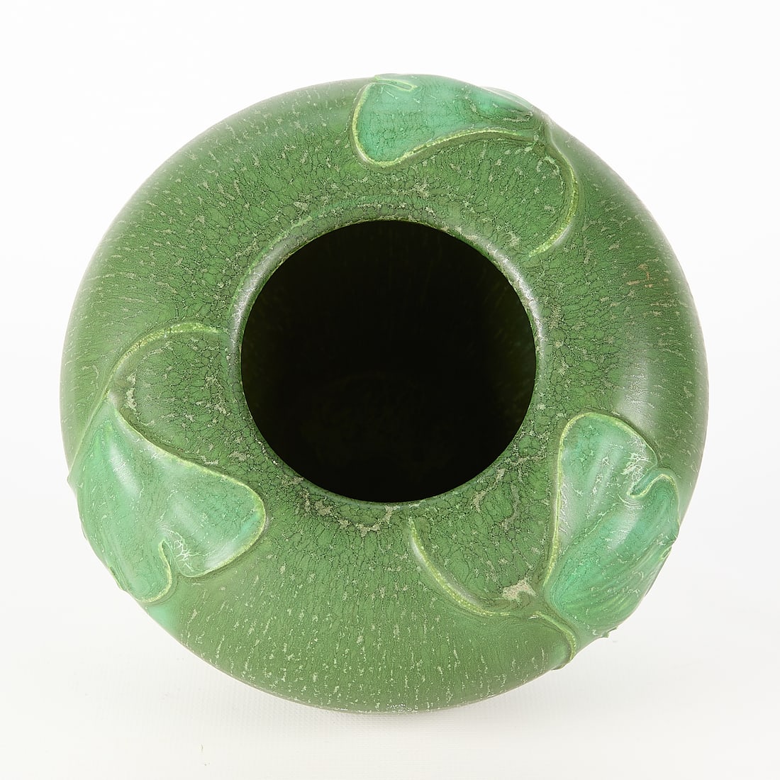 Klein for Ephraim Faience Pottery "Gingko" Vase - 3